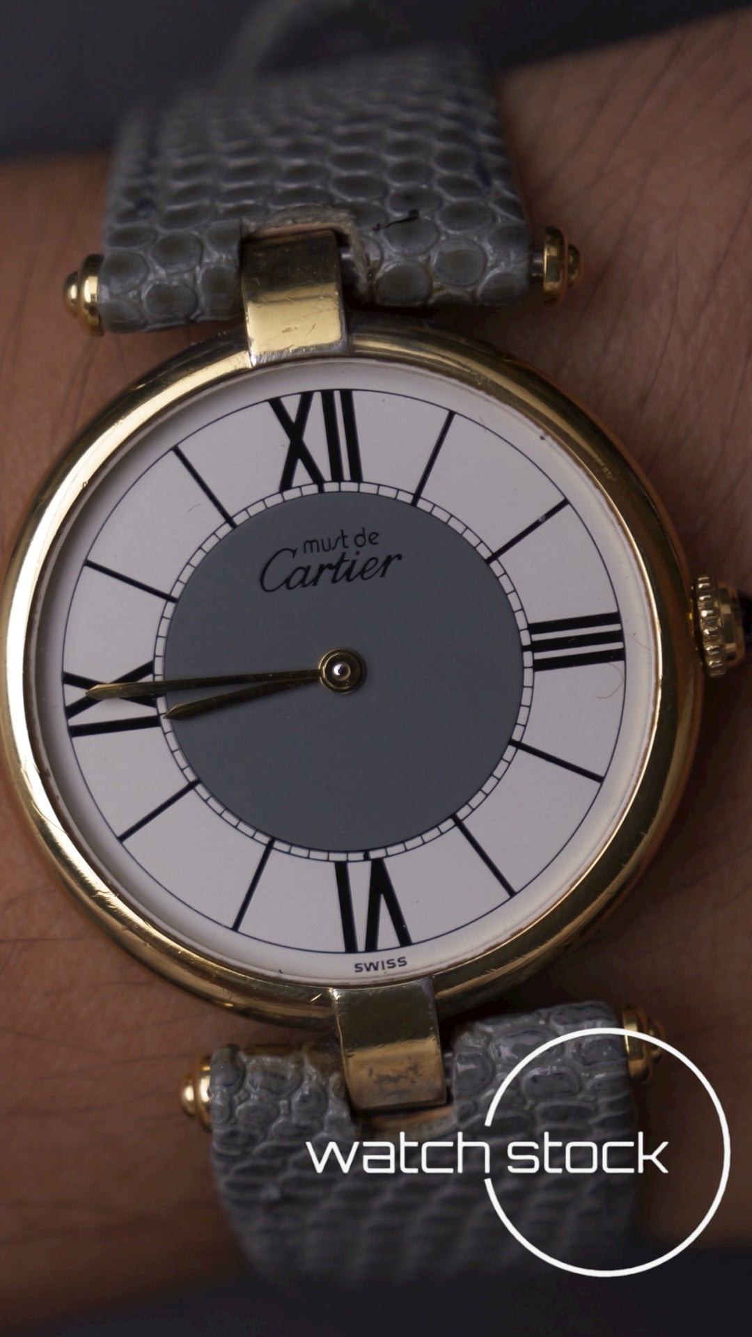 Coppia Cartier Vermeil referenza 590003/590004