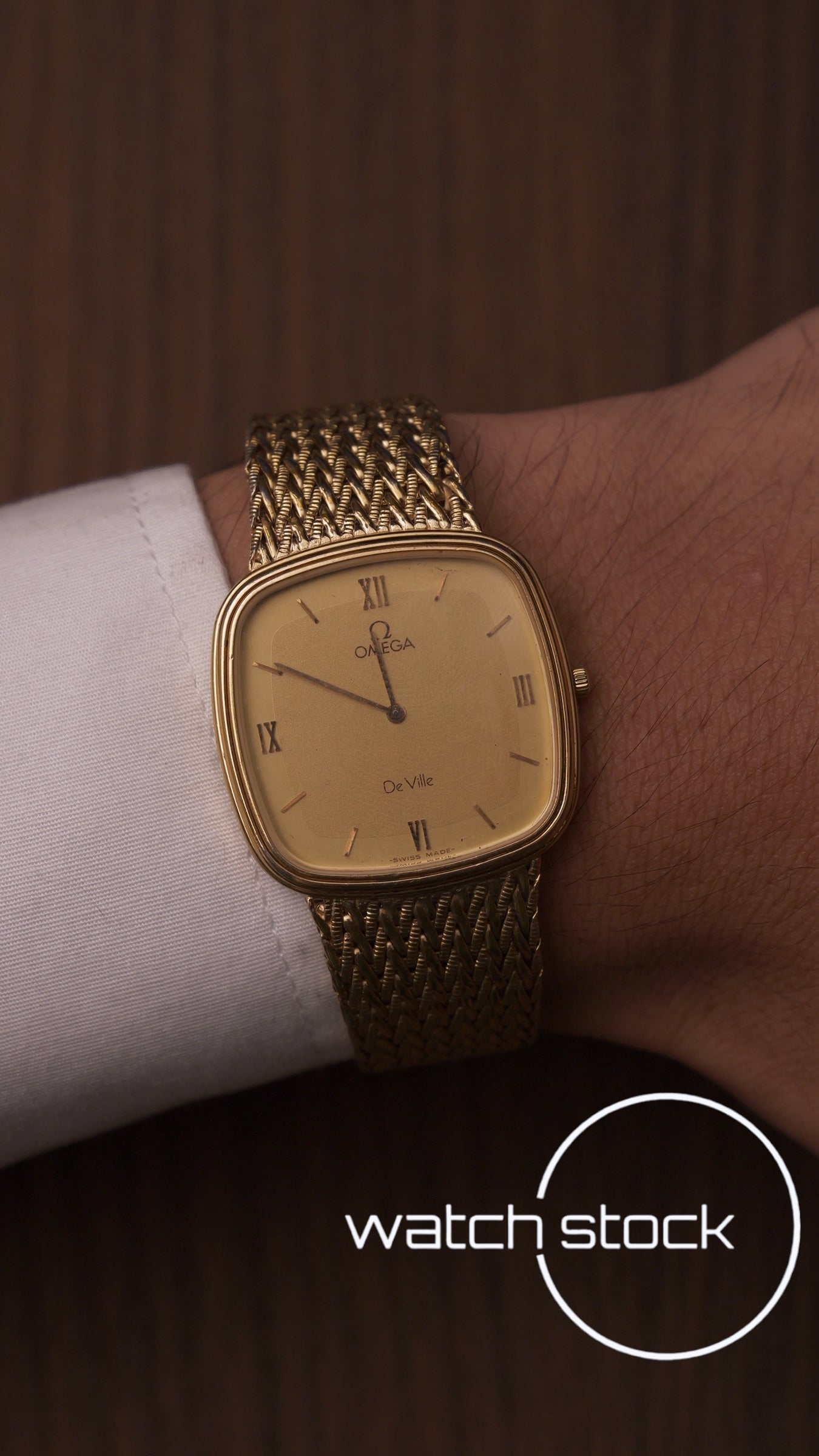 Omega De ville vintage 34mm placcato oro