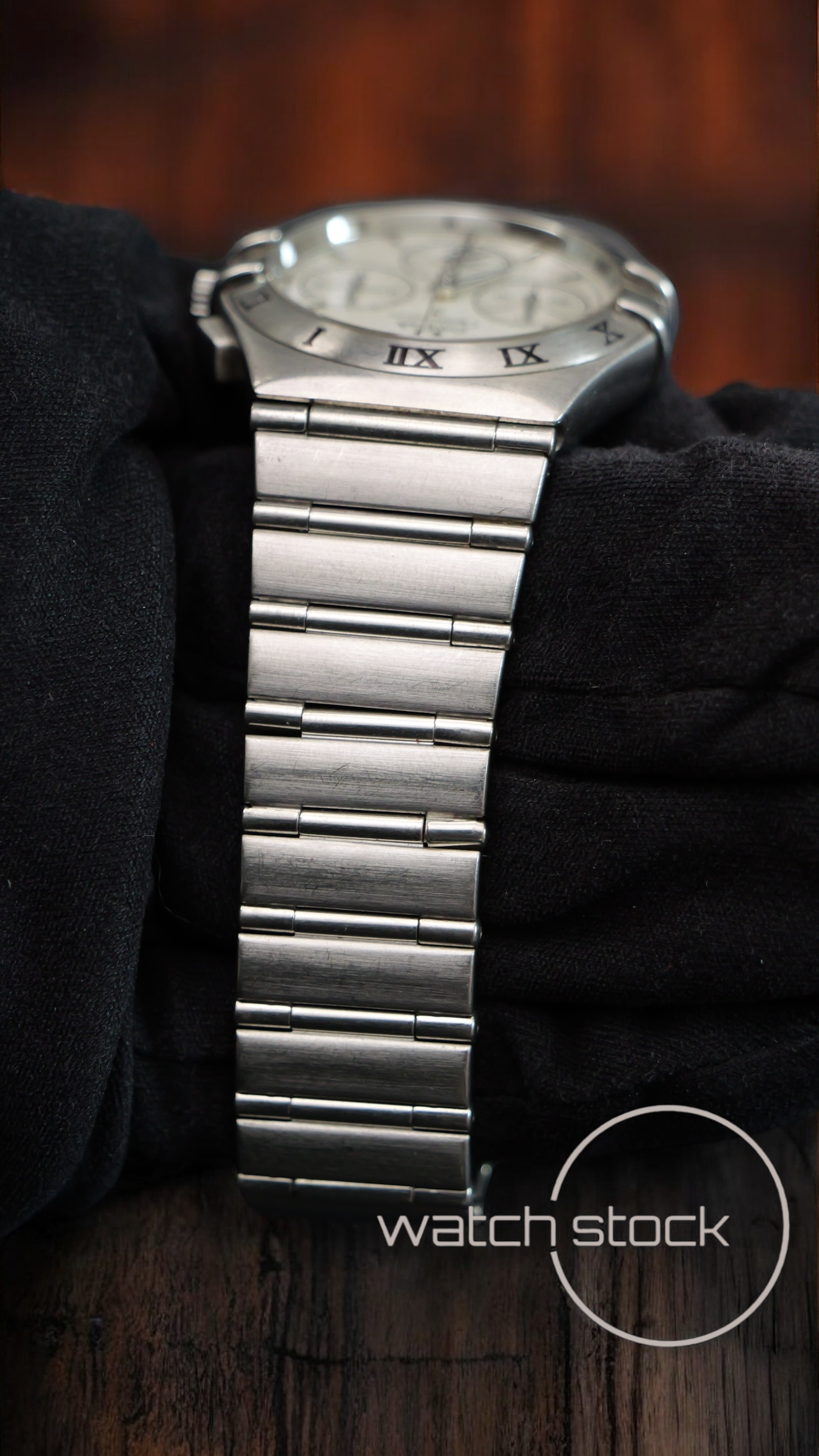 Omega constellation double Eagle chrono (39mm) white dial with box