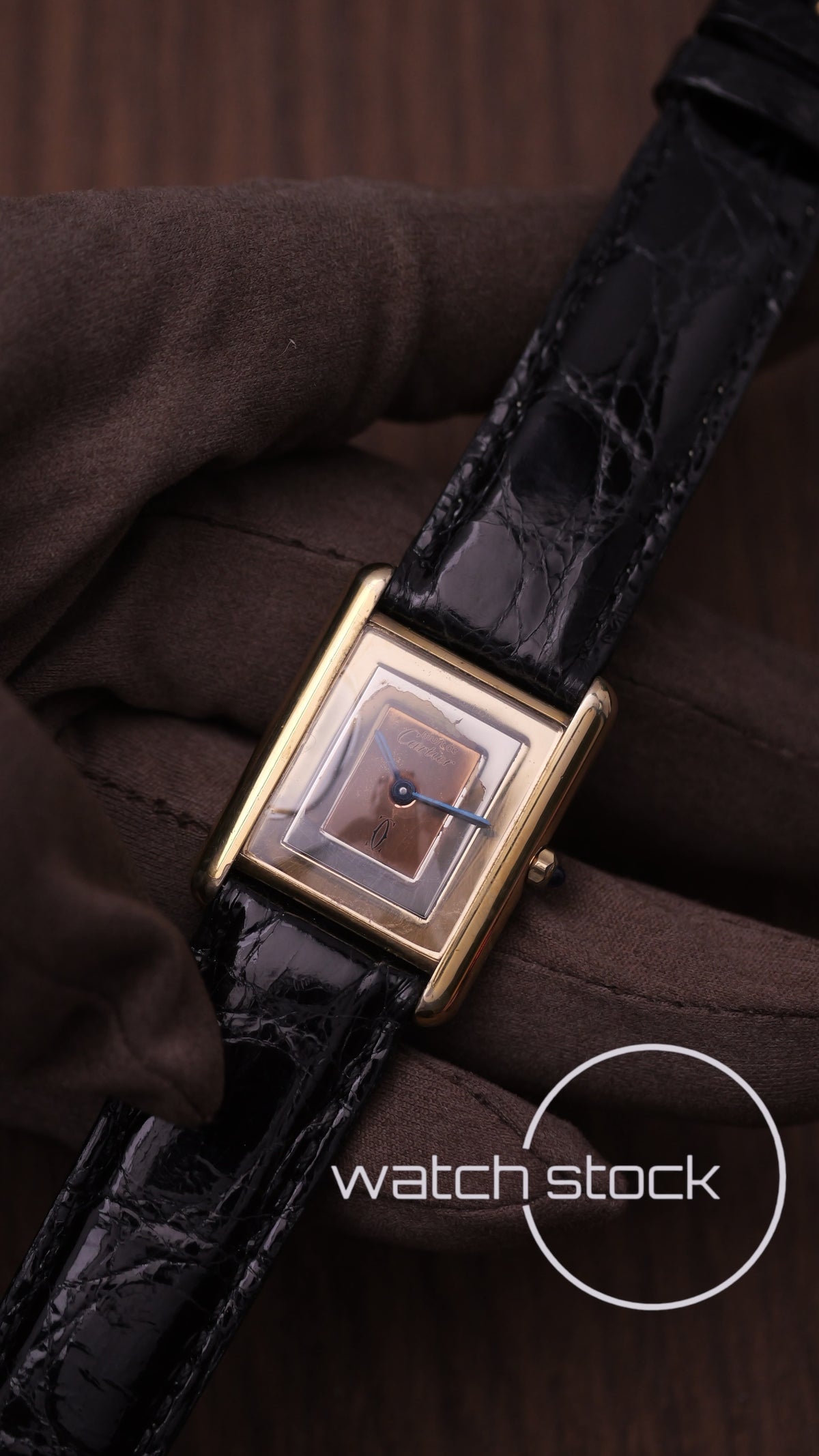 Cartier Tank trinity dial vintage men size