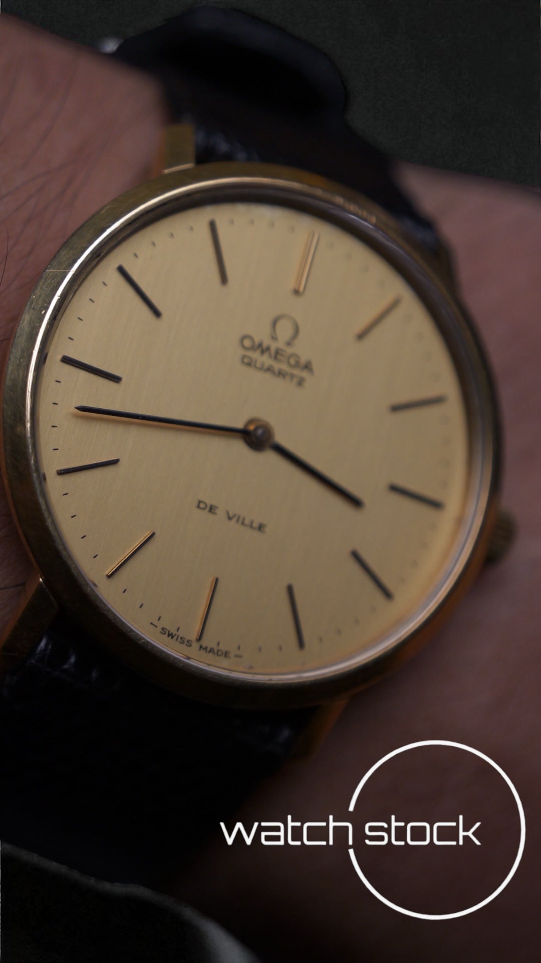 Omega De ville placcato oro ref: 191.0044 34mm anno 1977