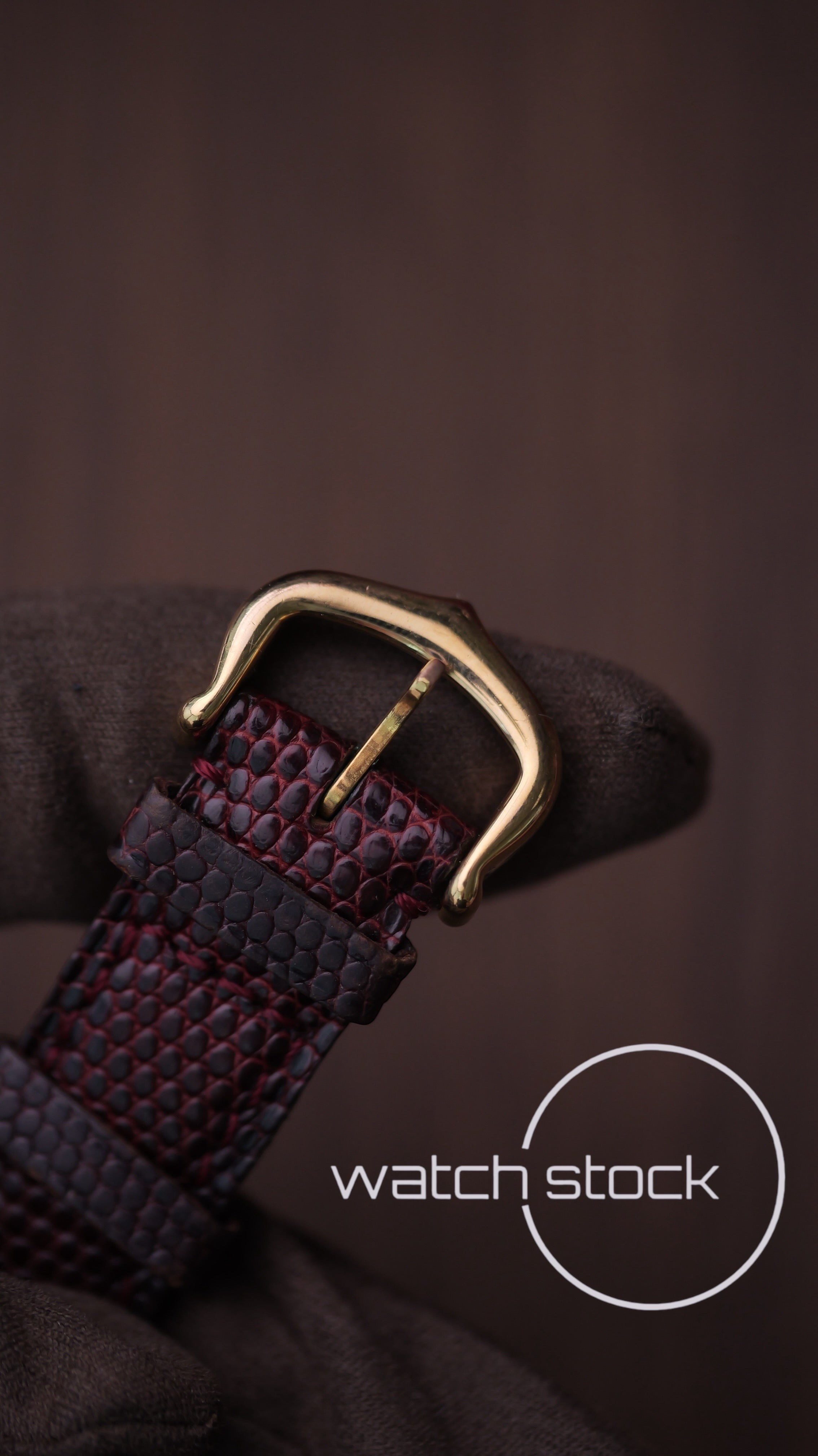 Cartier Tank TG3 Burgundy Dial 1980