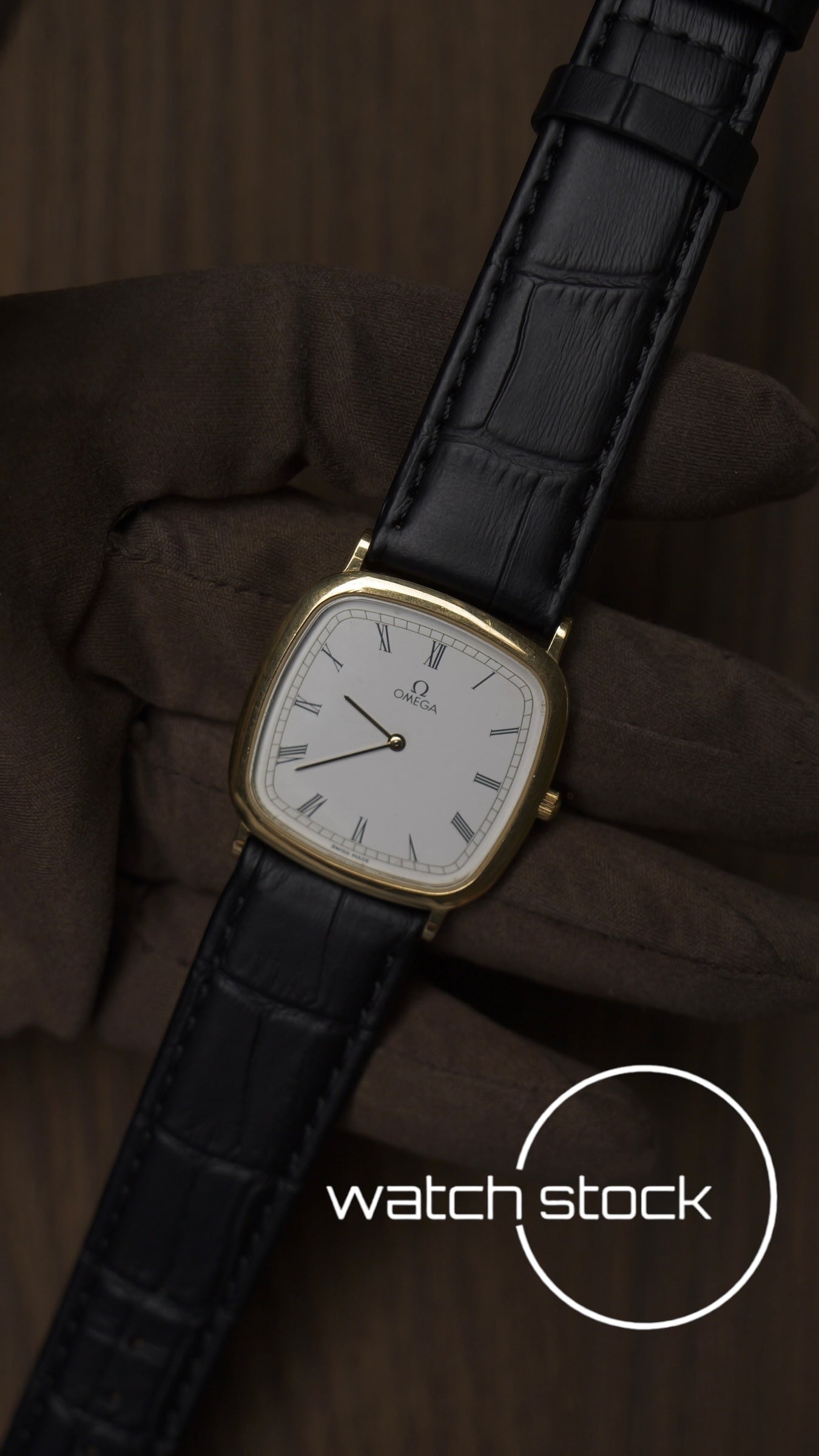 Omega De ville vintage 34mm placcato oro