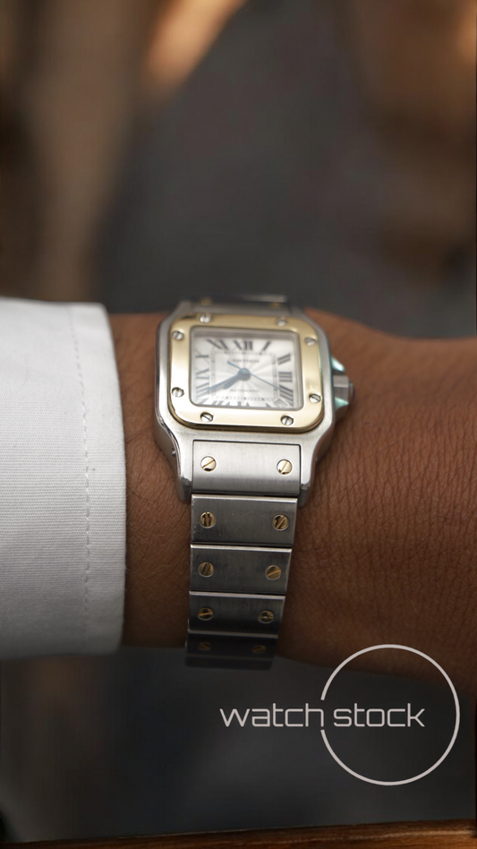Cartier santos galbee Automatic 24x35mm ref.2423 must de santos