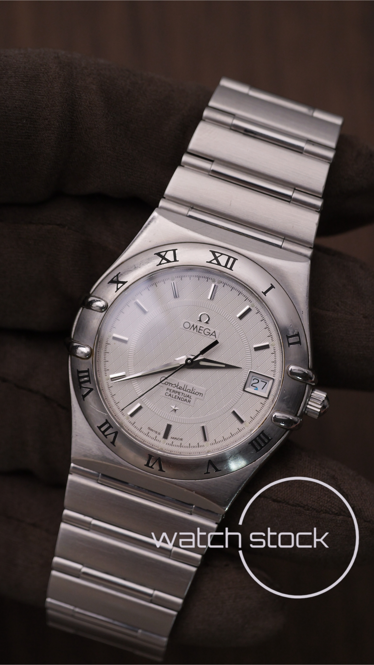 Omega constellation calendario perpetuo 34mm