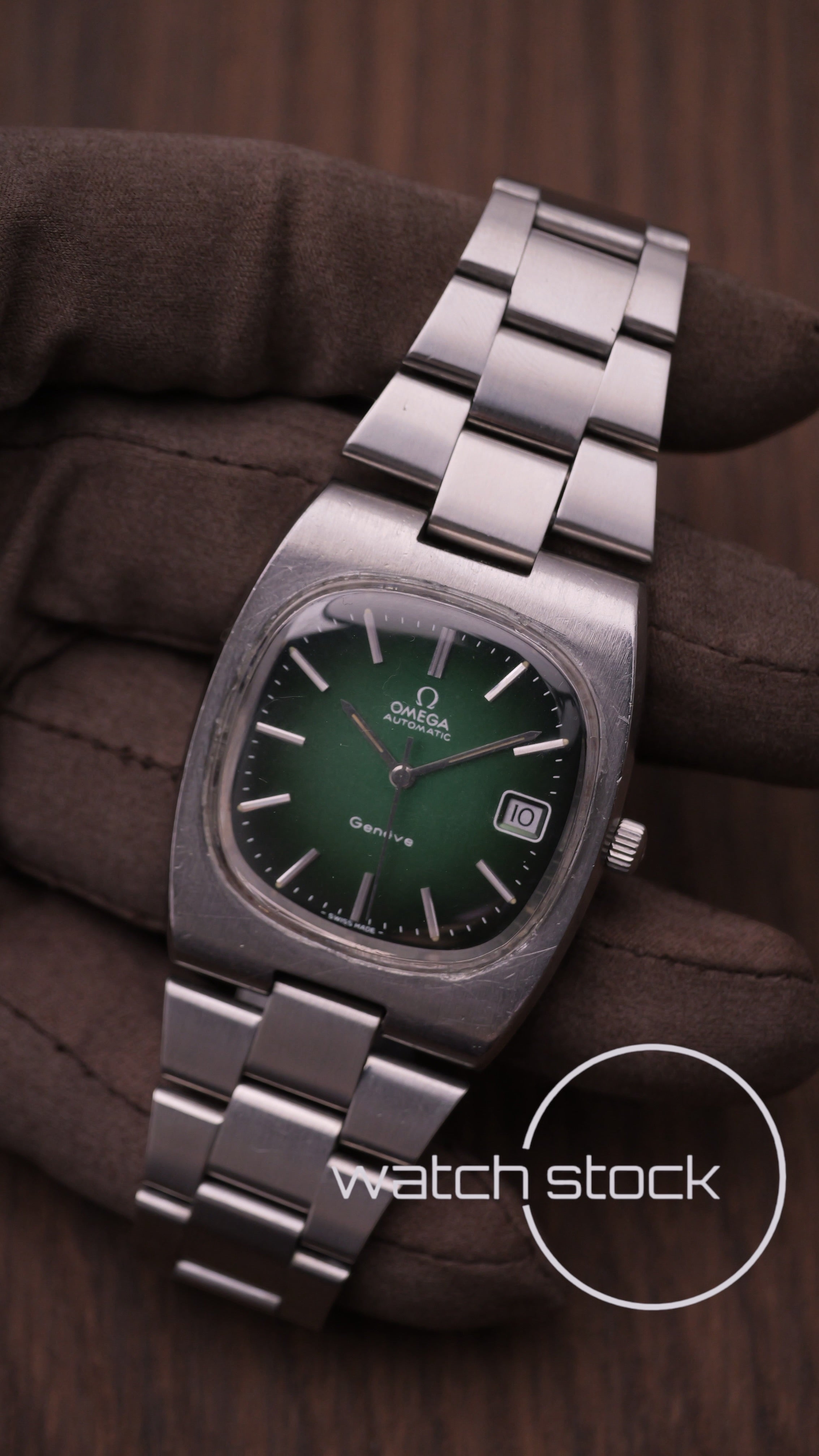Omega Geneve ref.1660191 Green degrade Dial 36mm automatic