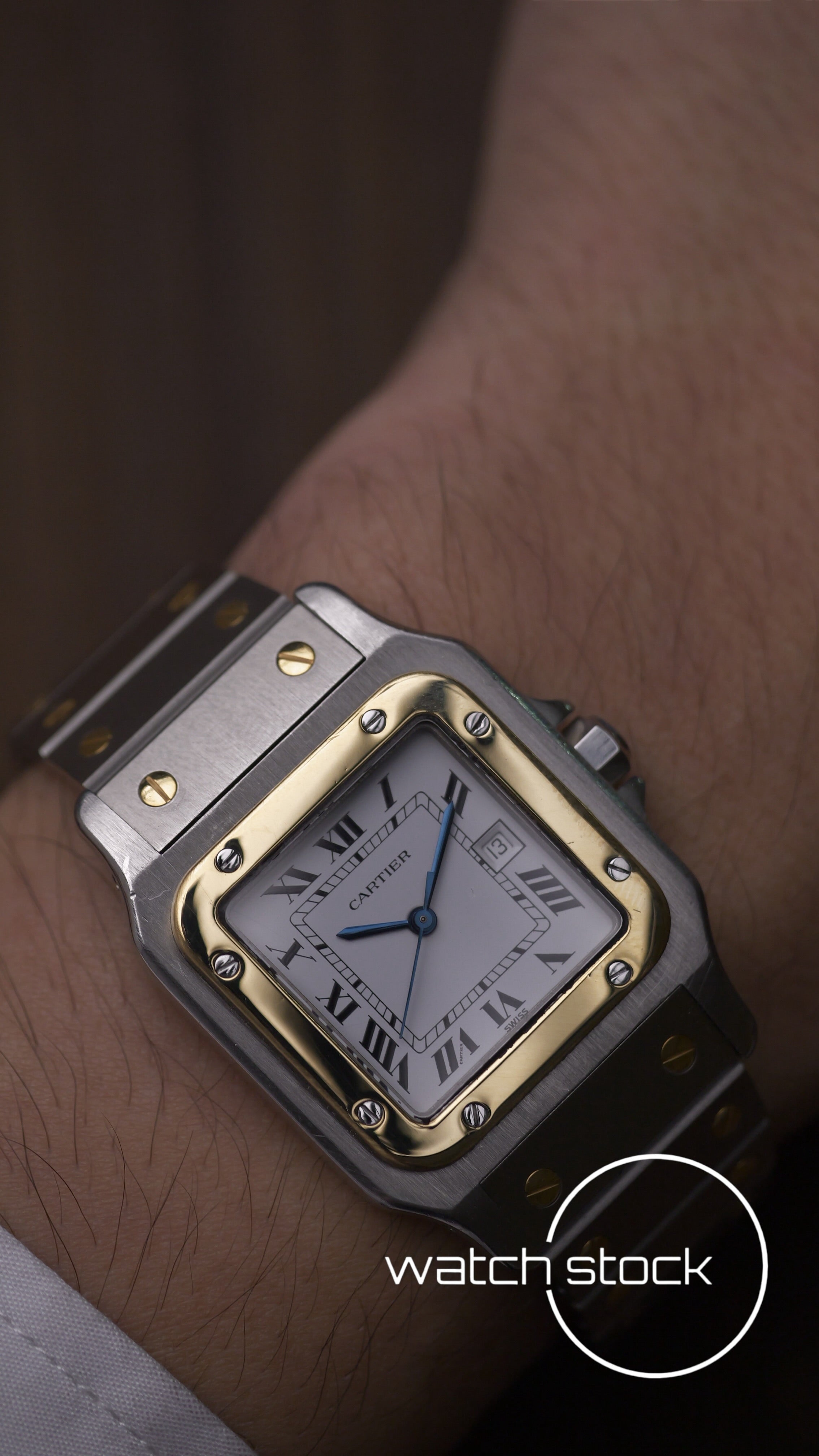 Cartier santos carré ref.2961 Automatic vintage 29x41mm
