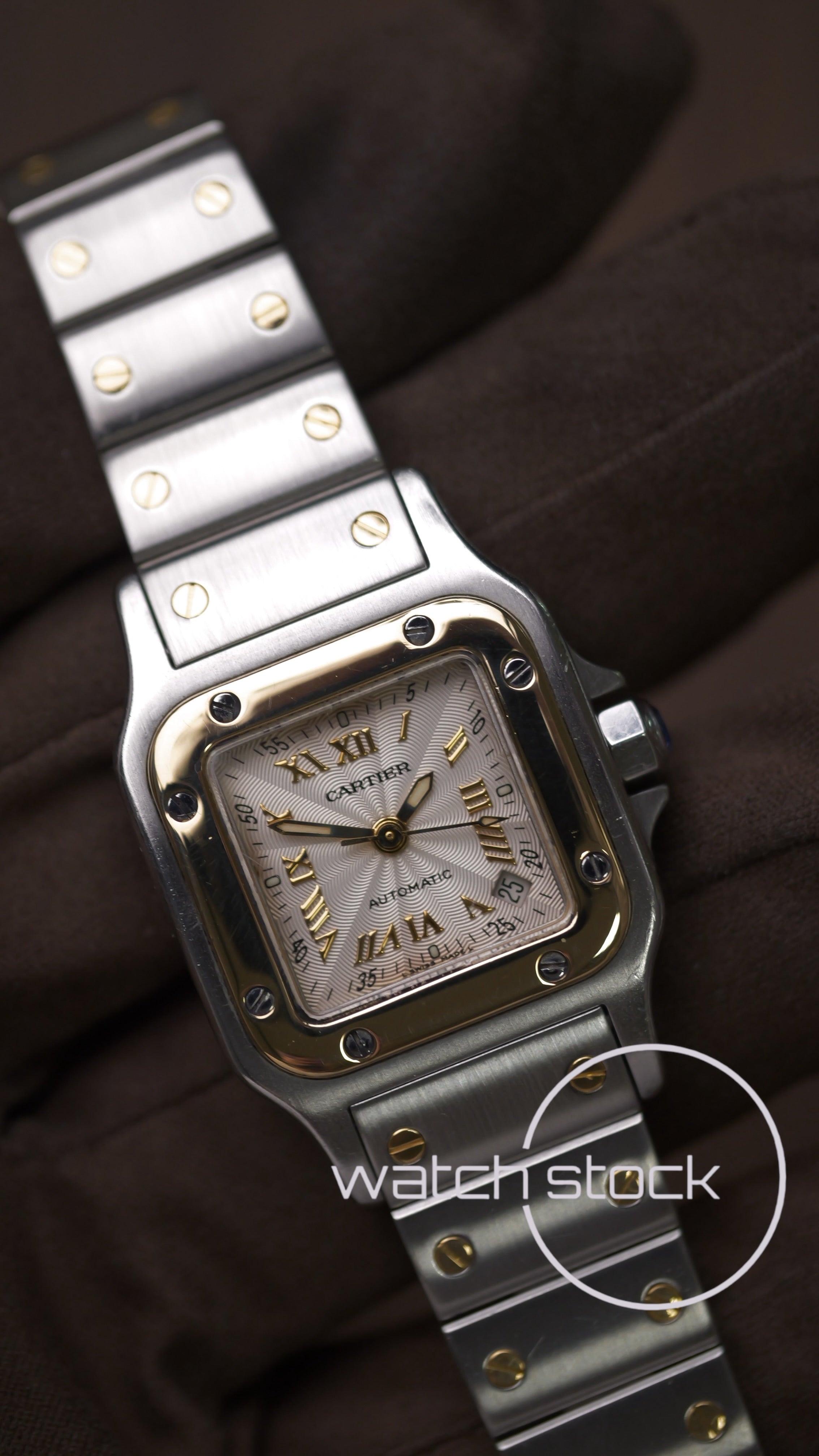 Cartier santos galbee Automatic 24x35mm ref.2423 must de santos