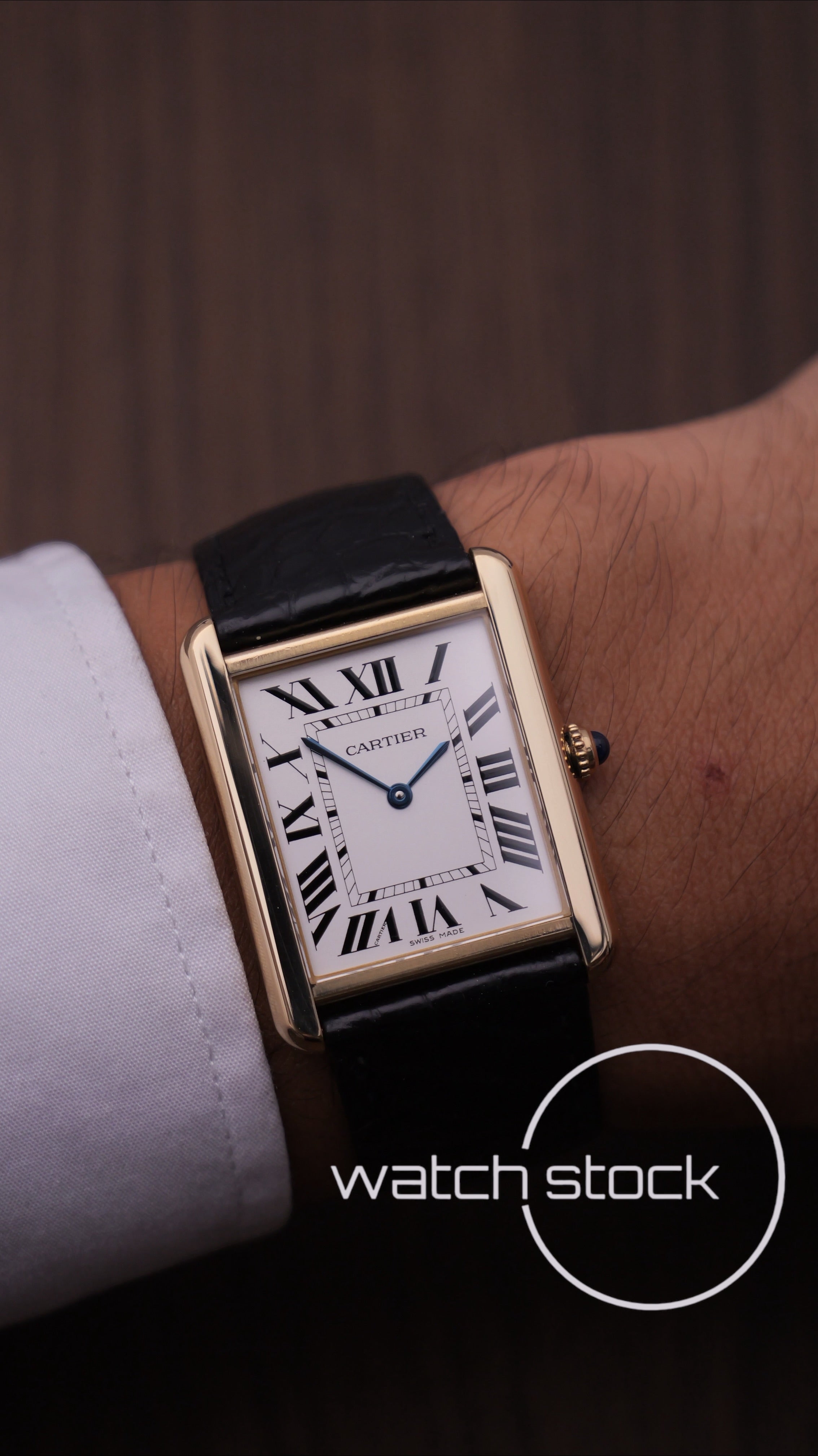 Cartier tank Solo Large 18Kt GOLD ref.2742 27x35mm quartz