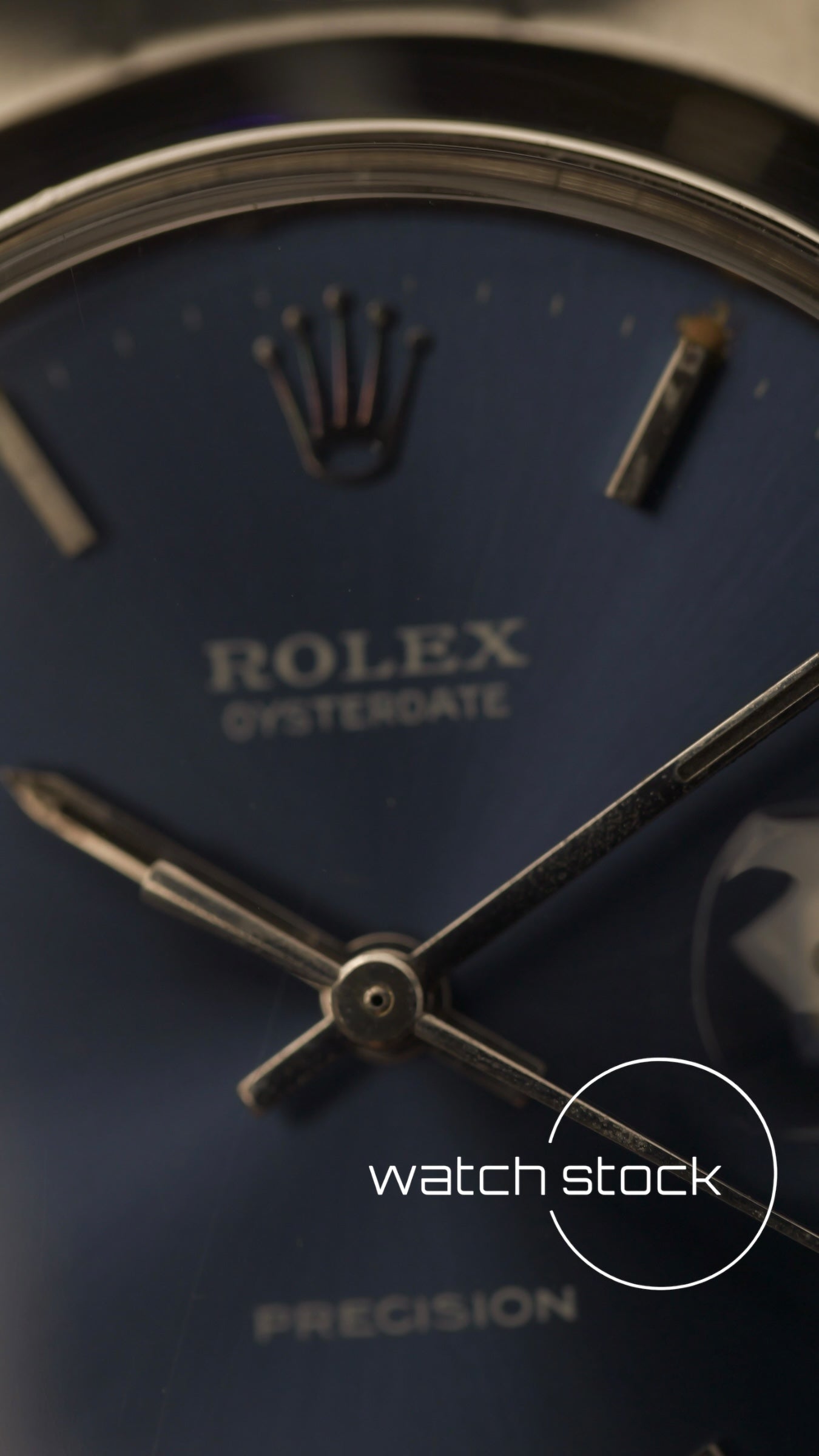 Rolex precision 34mm ref.6694 blue dial