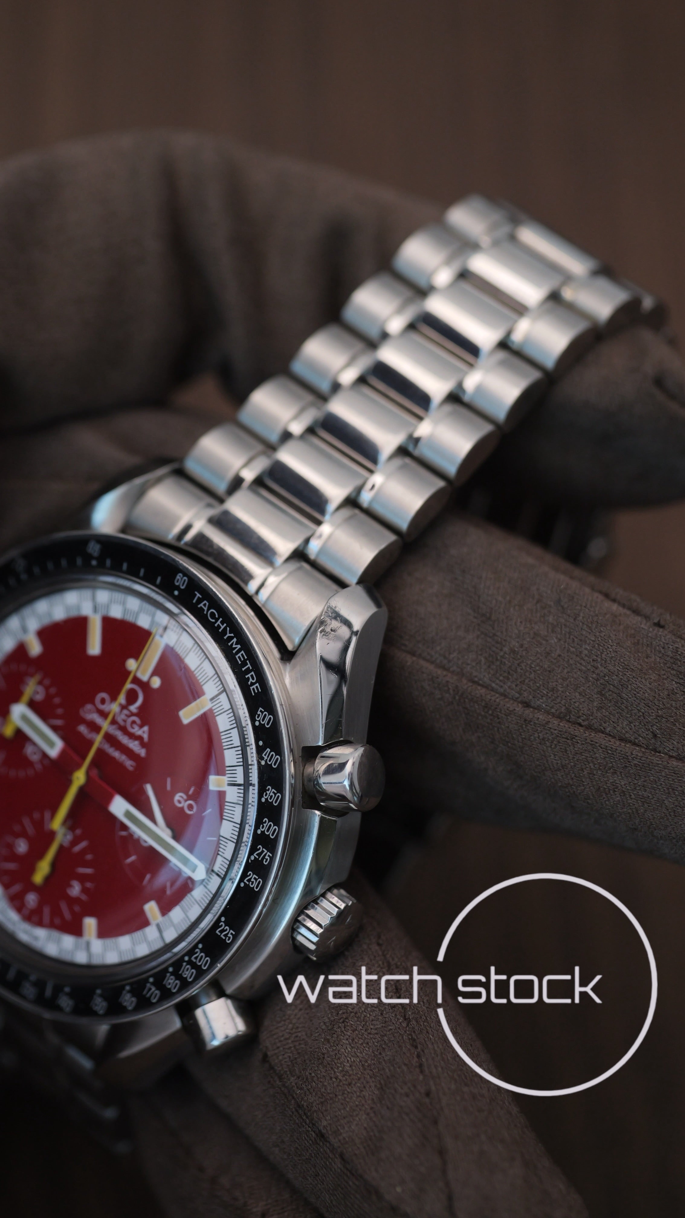 Omega Speedmaster Reduced  Schumacher Red Edition 39mm  1995