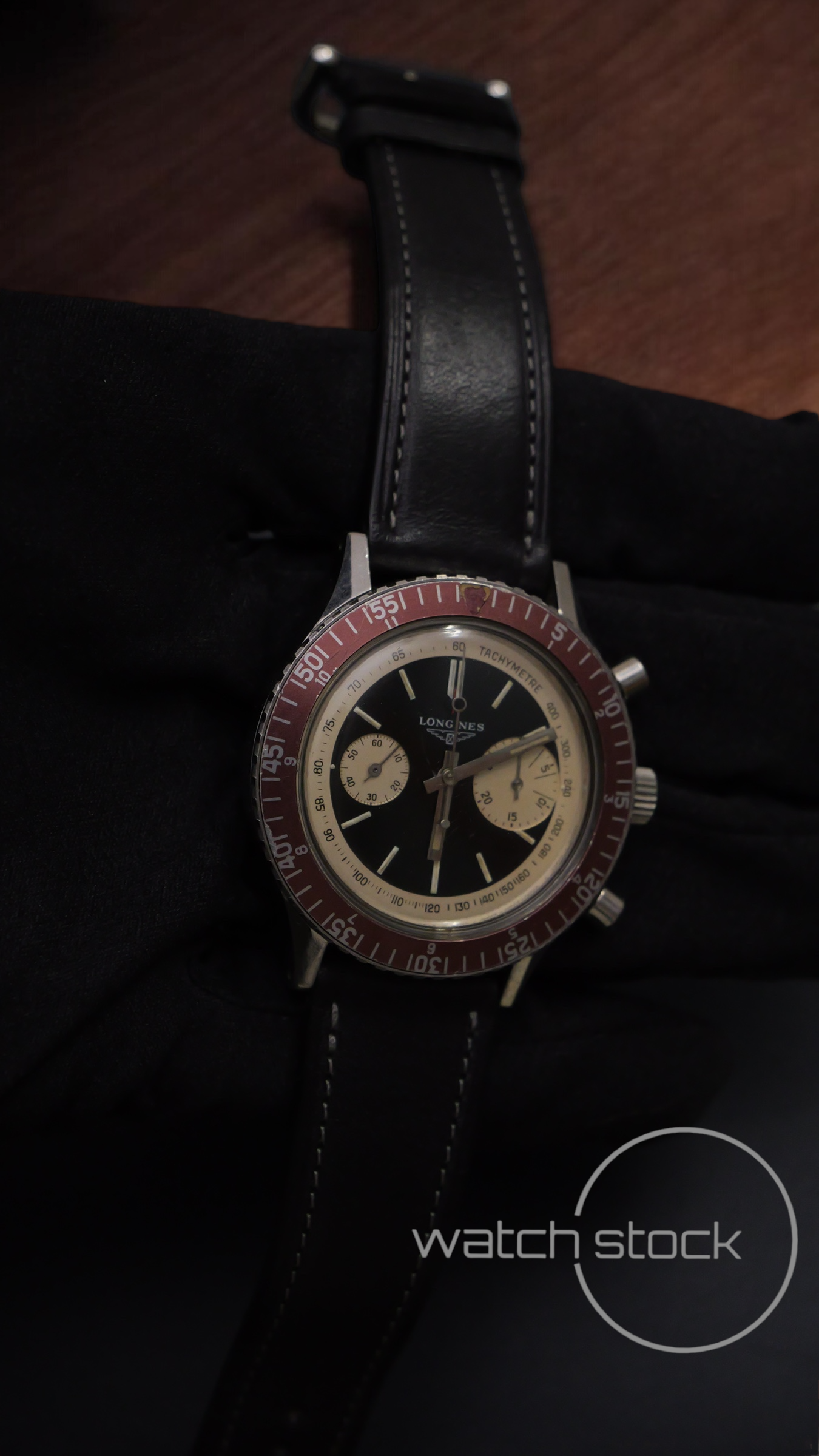 Longines big eye 1967 cal. 30CH chronograph vintage watch