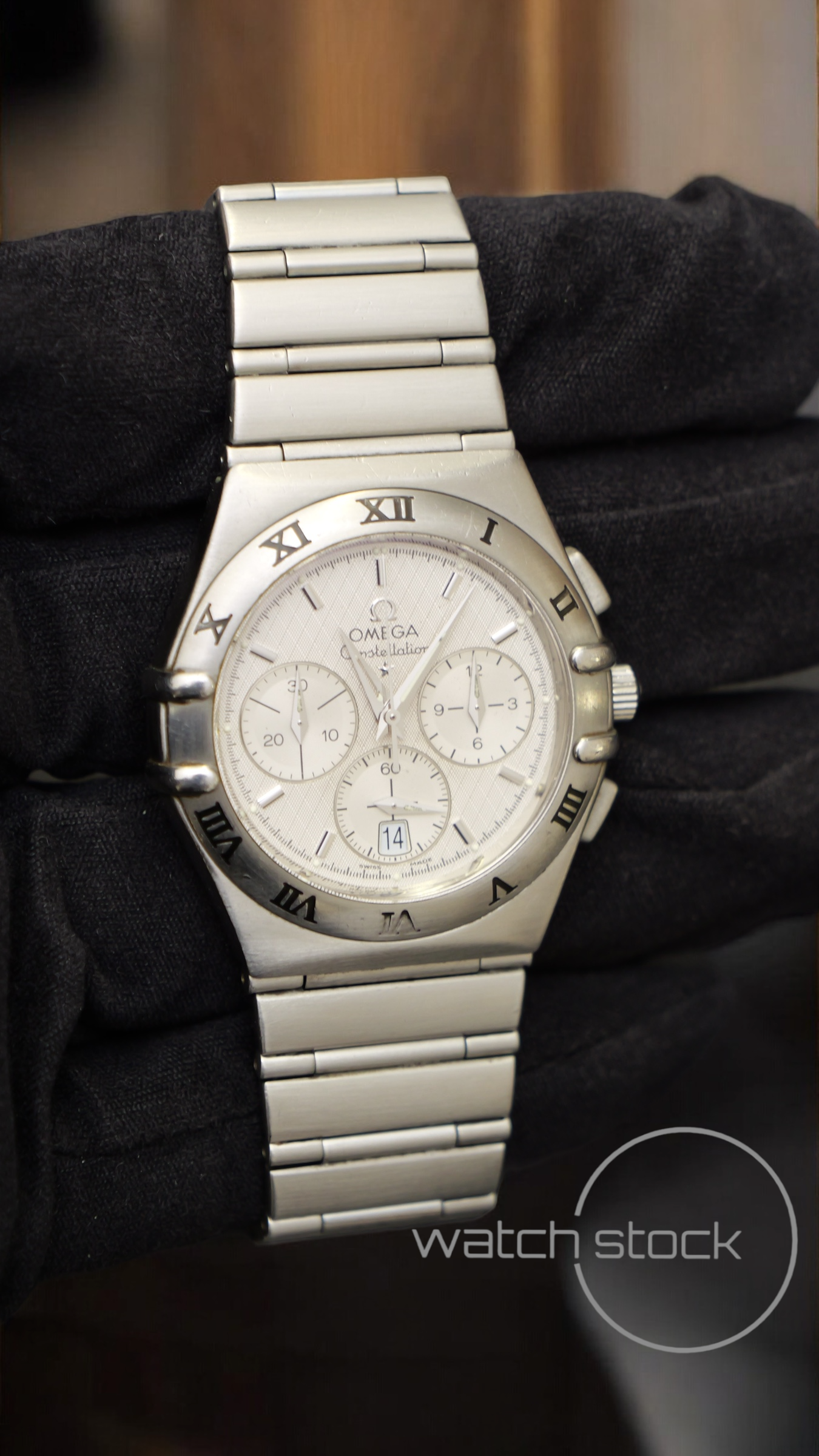 Omega costellation double Eagle chrono (39mm)white dial