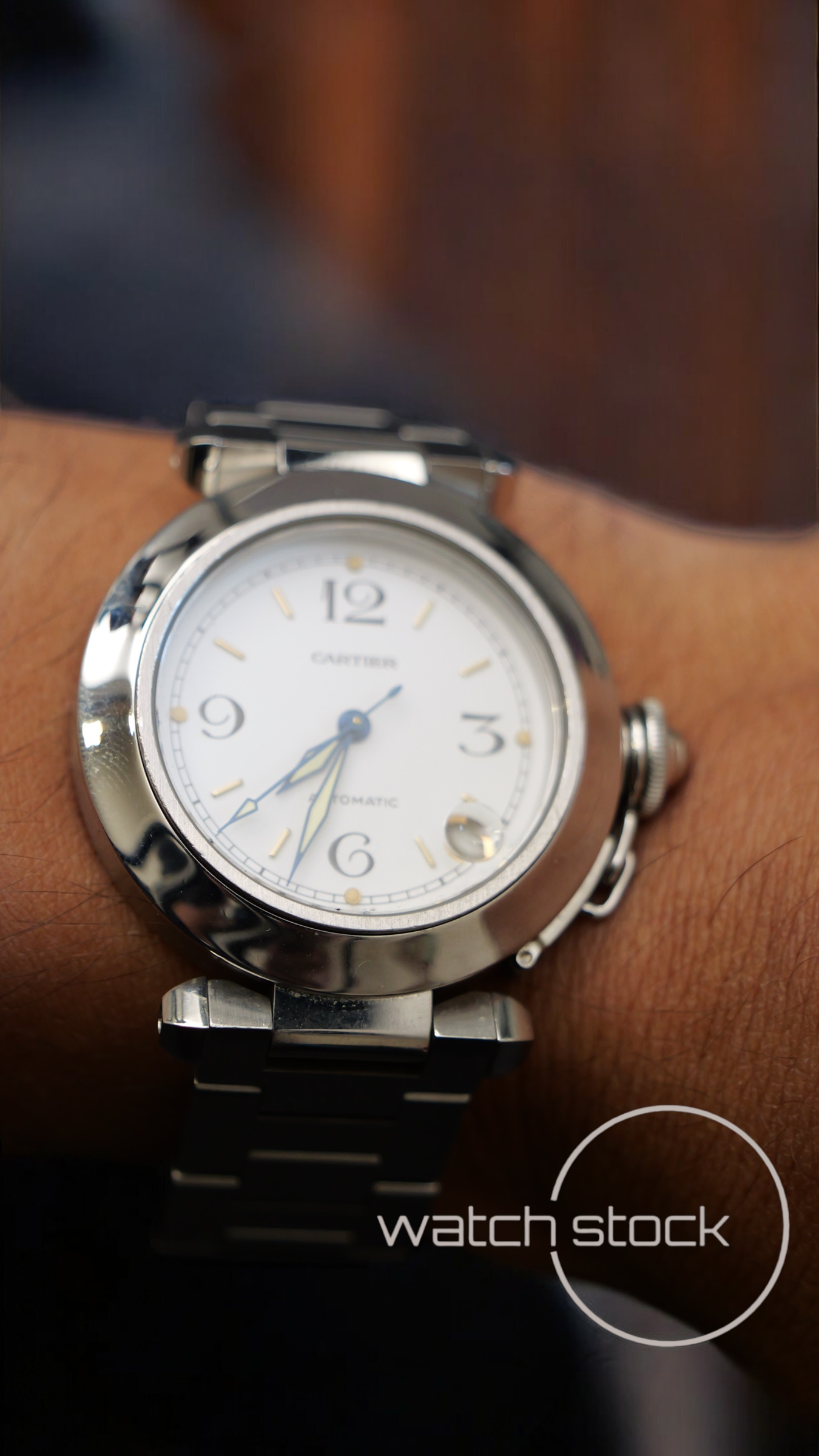 Cartier Pasha Automatic 35mm ref.2324 white dial