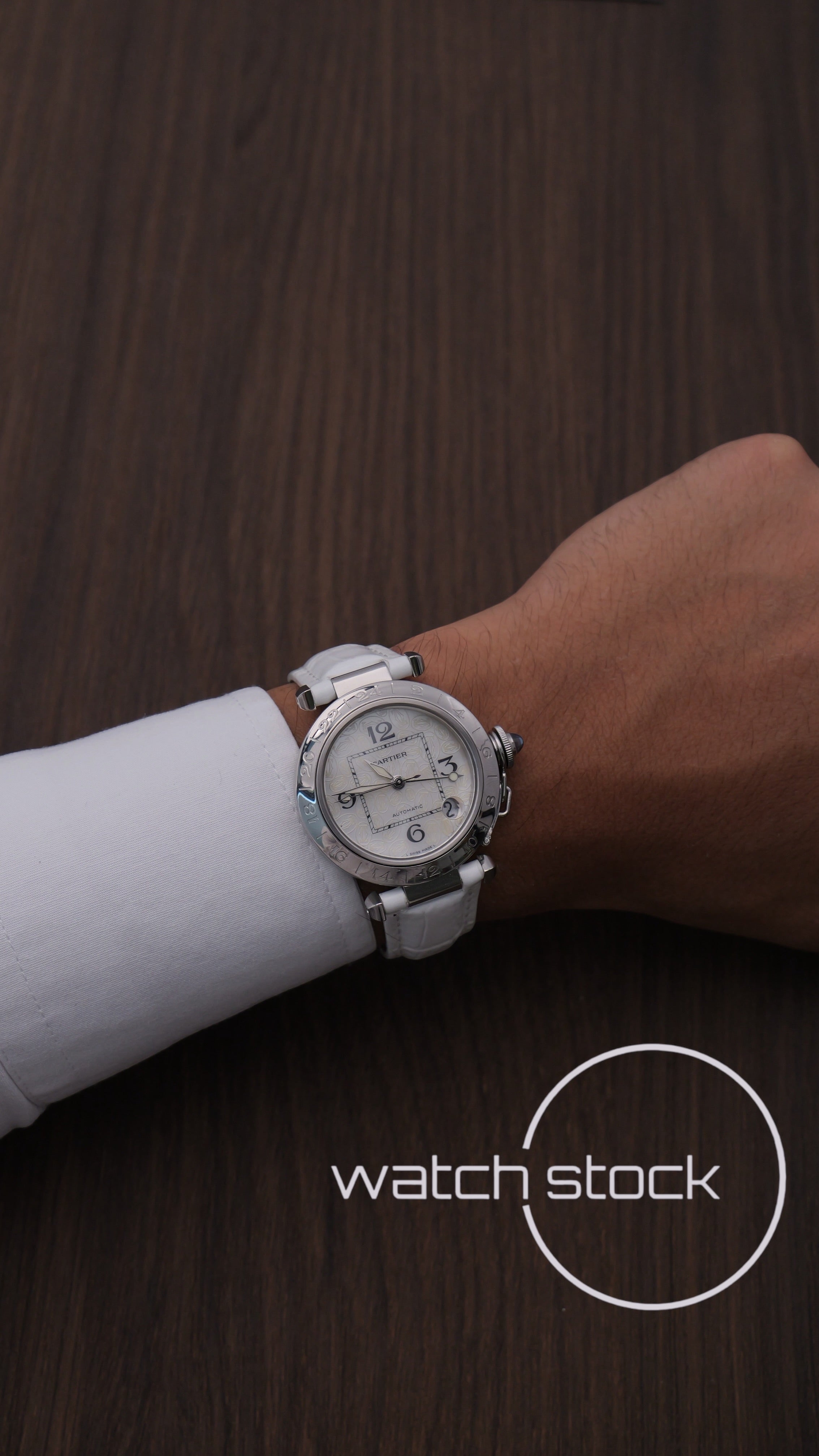 Cartier Pasha ref. 2377 MOP Dial Edizione Speciale Natale 2004