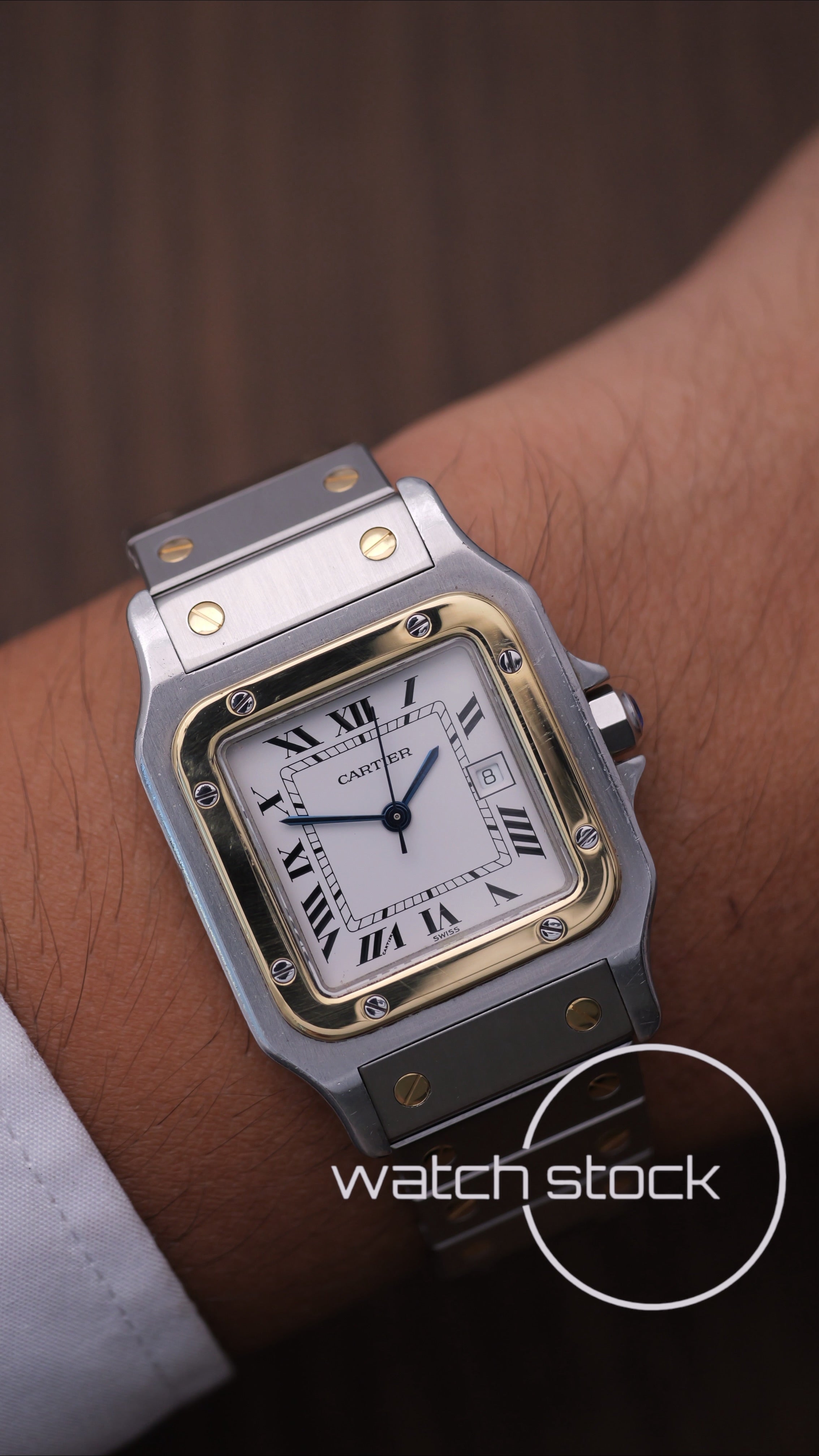 Cartier santos carré ref.2961 Automatic vintage 29x41mm