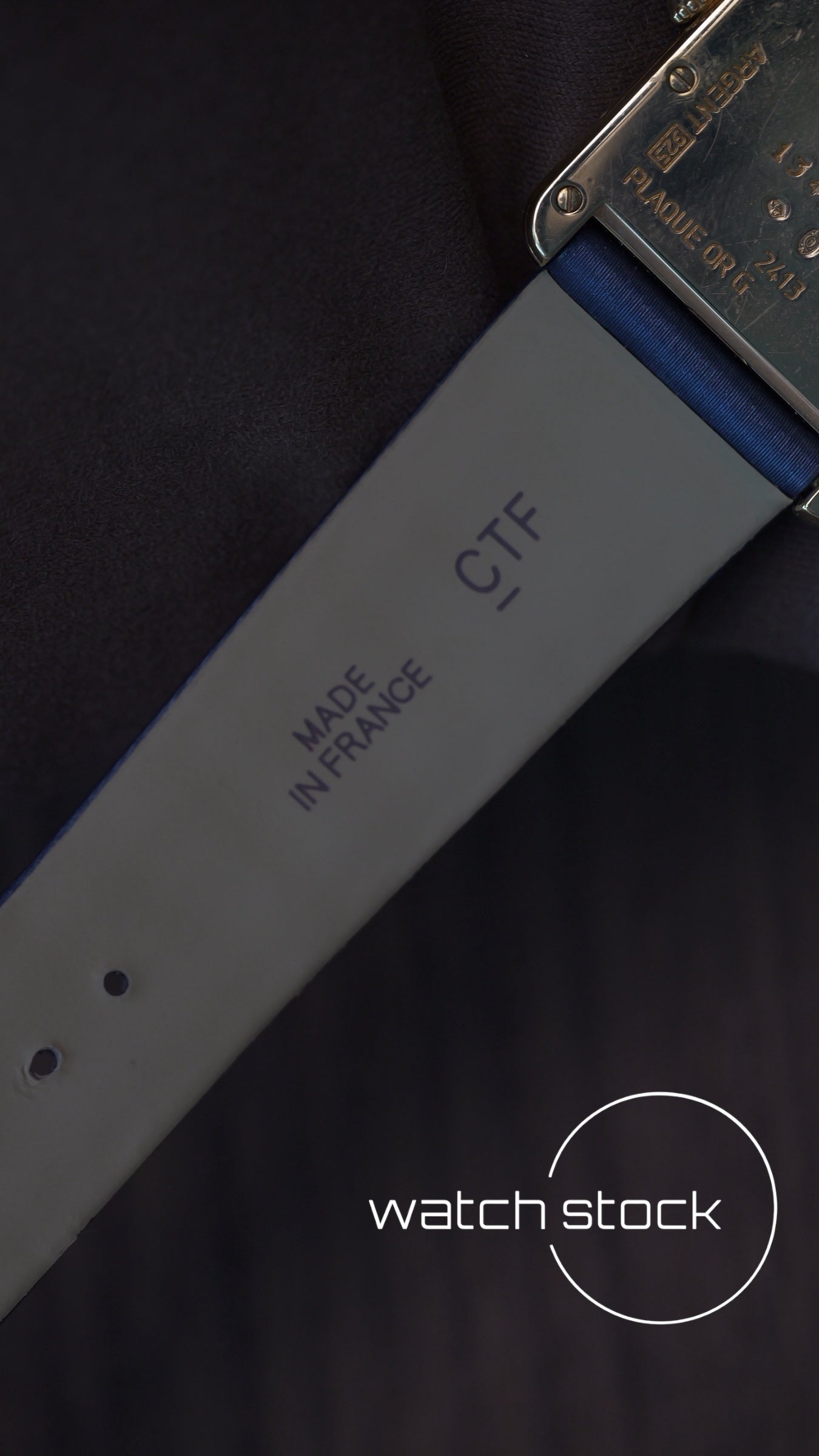 Cartier tank ref.2413 vermeil 24x34mm grande