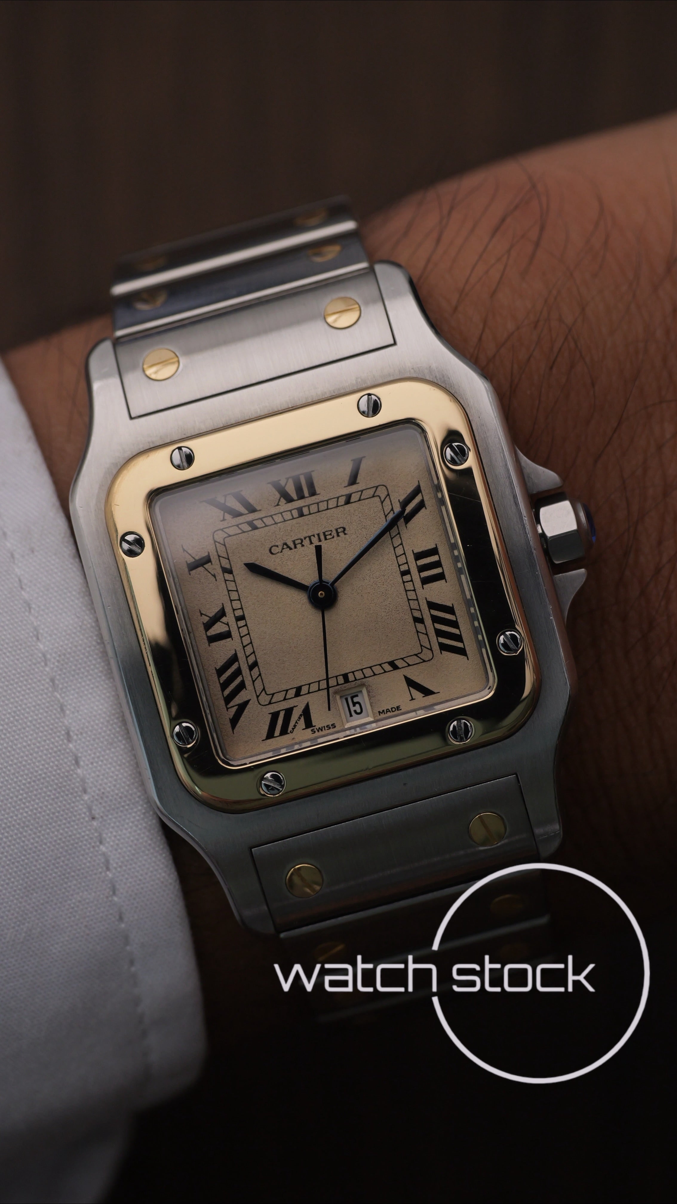 Cartier santos galbee 29x41mm Ref. 187901