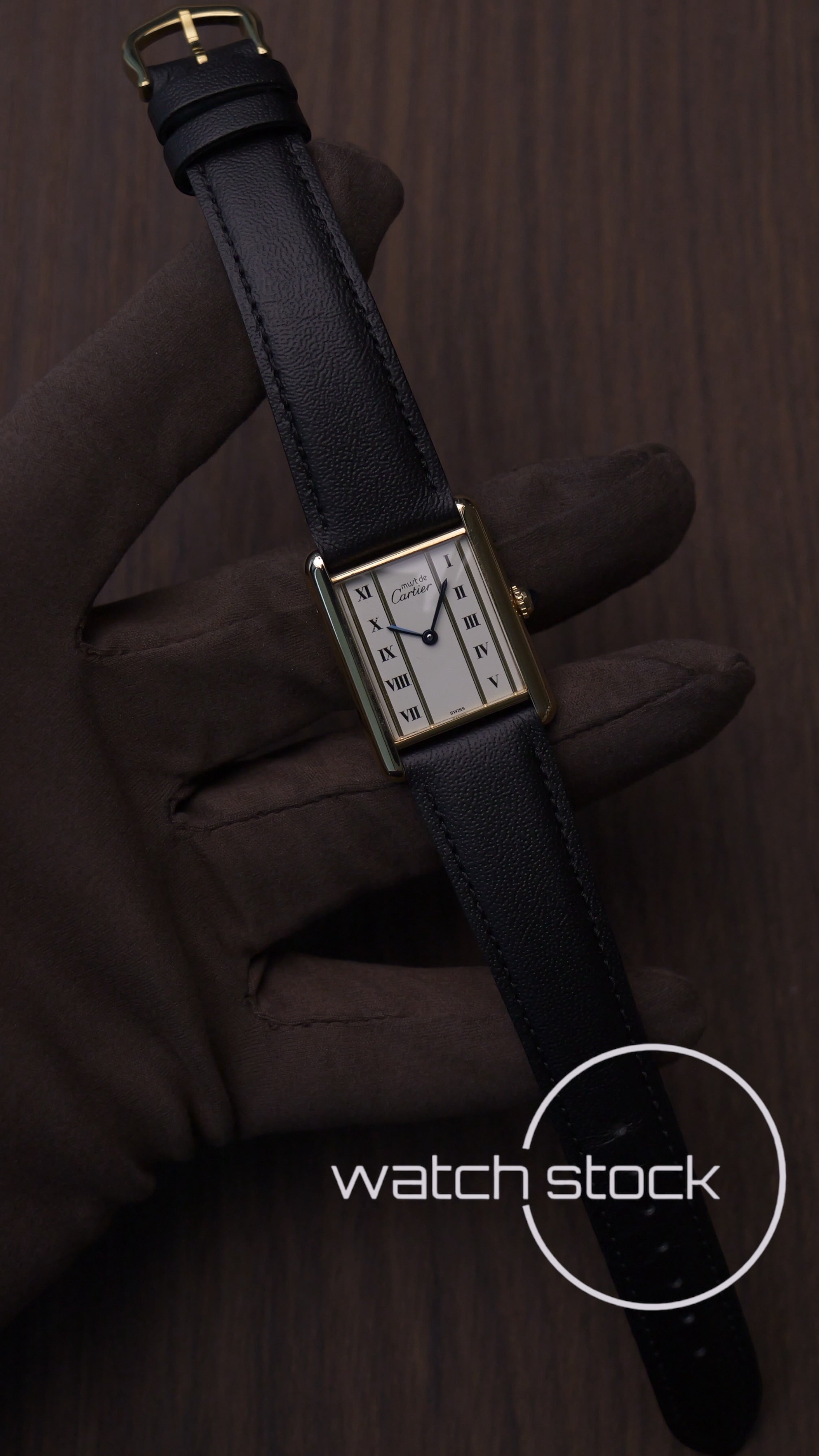 Cartier Tank TG6 quadrante roman number 1980