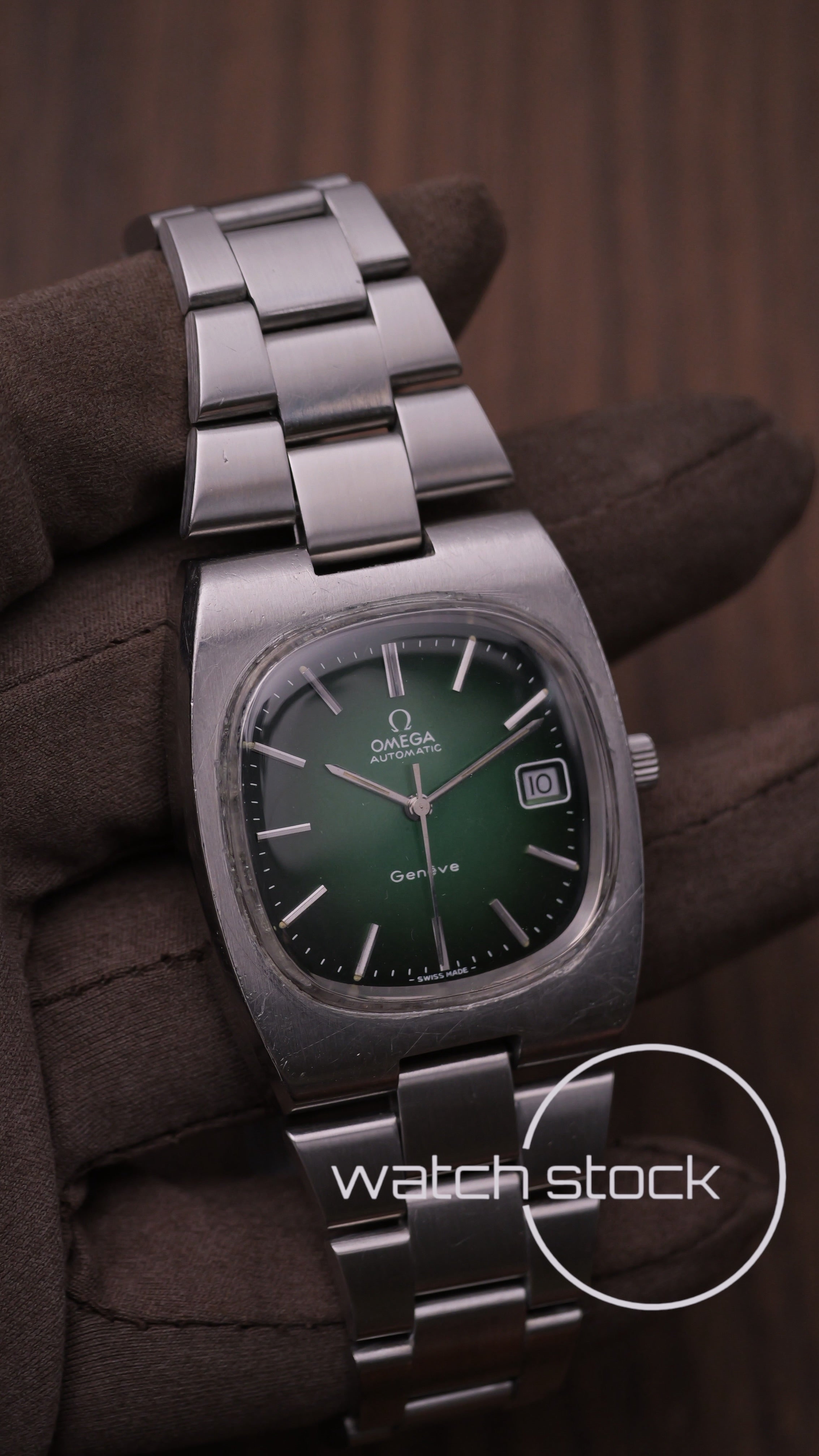 Omega Geneve ref.1660191 Green degrade Dial 36mm automatic
