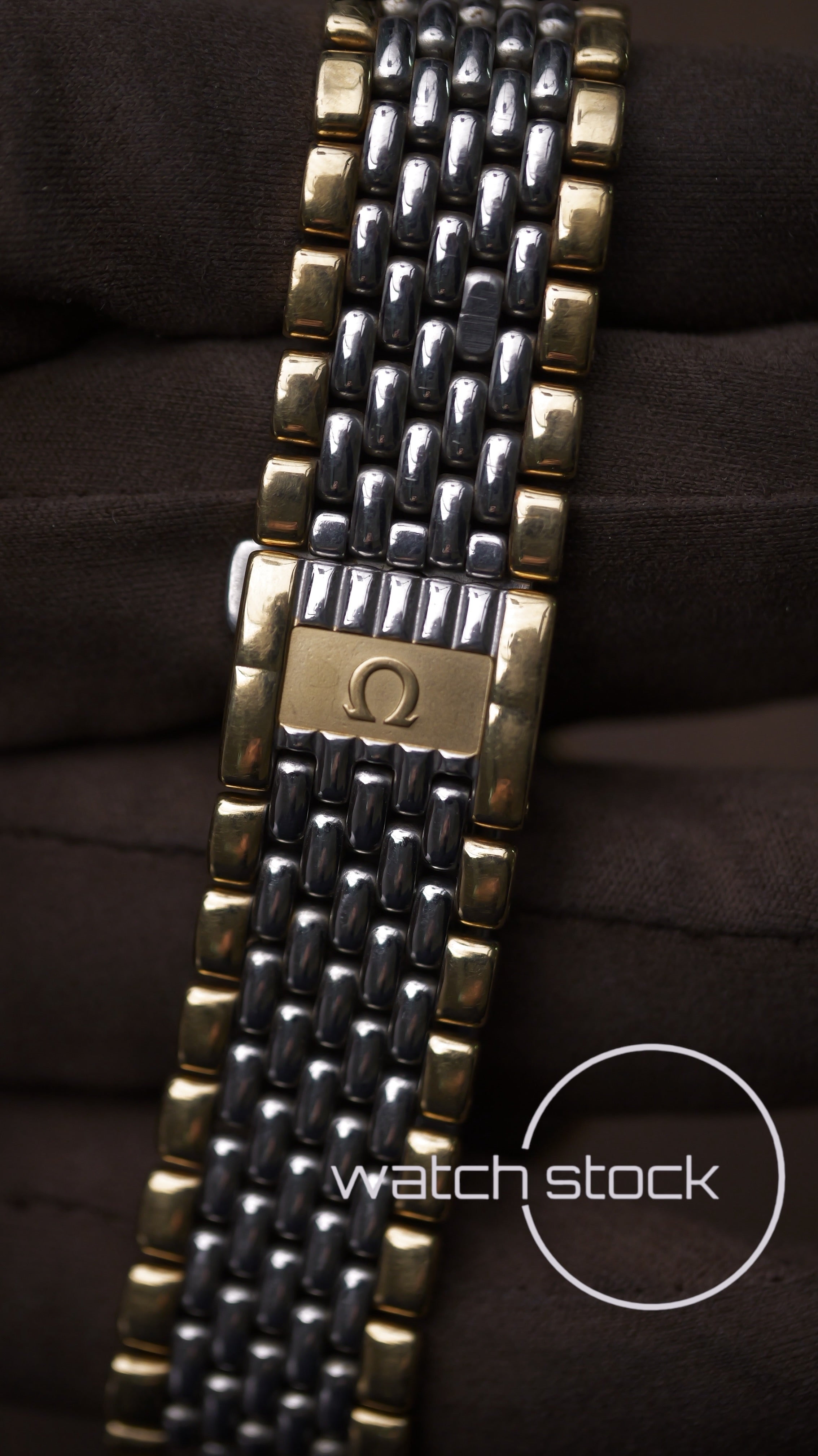 Omega De ville 1986 vintage bracciale integrato con sticker Quartz