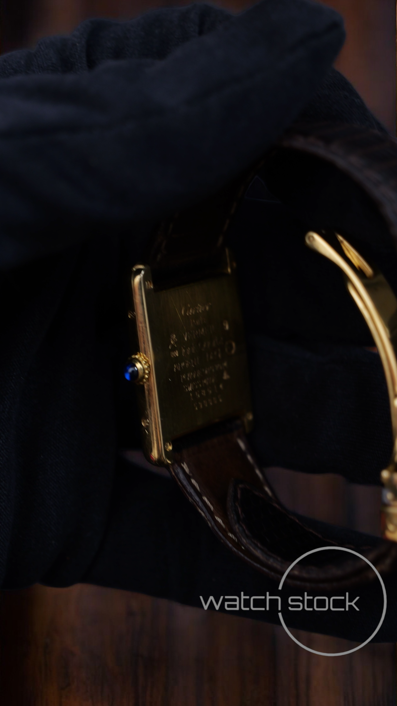 Cartier tank vermeil must de cartier argent plaque gold trinity dial meccanico tg.6 grande