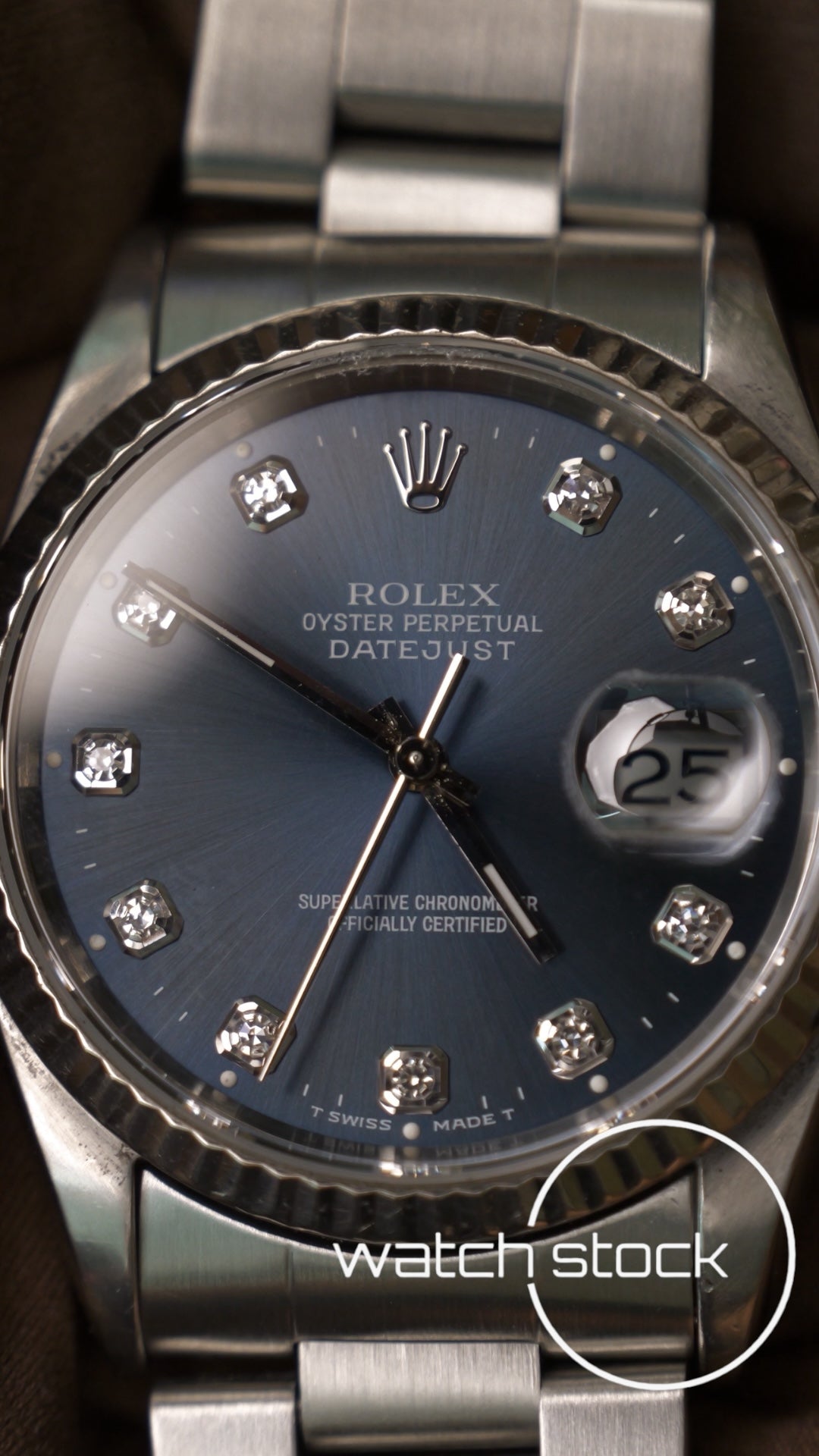 Rolex Datejust 36mm ref16234 Custom diamond dial anno 1994