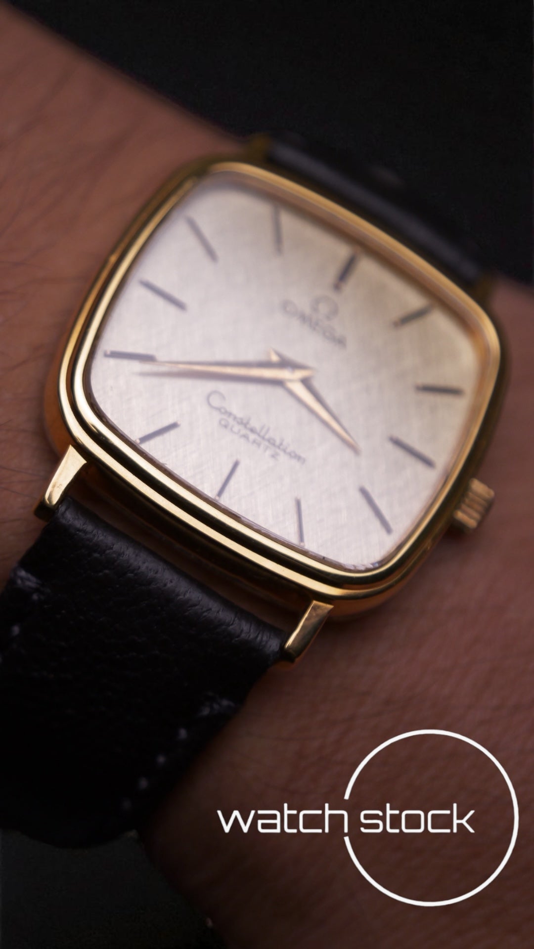 Omega Constellation linen dial placcato oro ref: 191.0045 anno 1977
