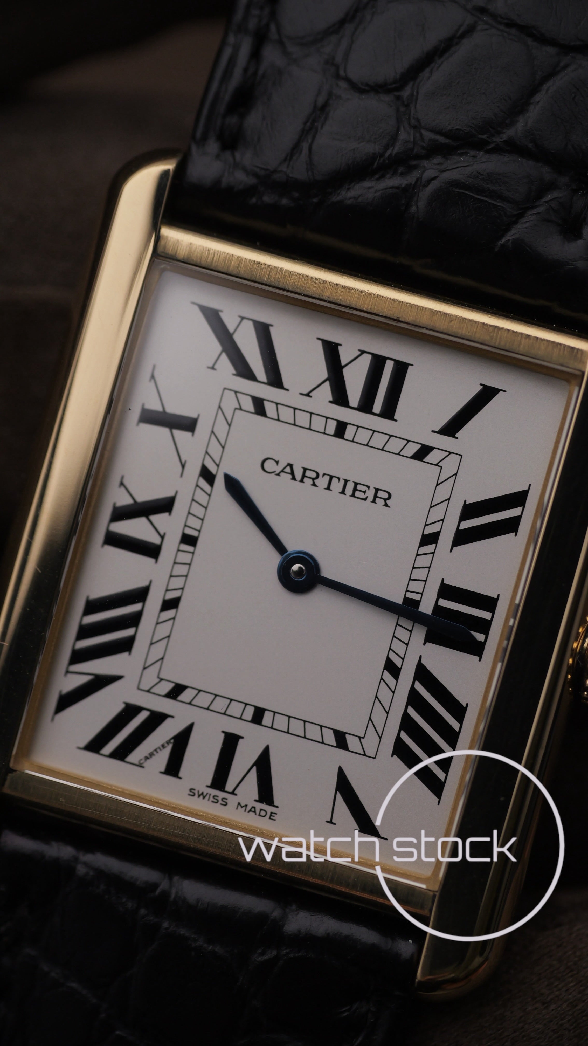 Cartier tank Solo Large 18Kt GOLD ref.2742 27x35mm quartz
