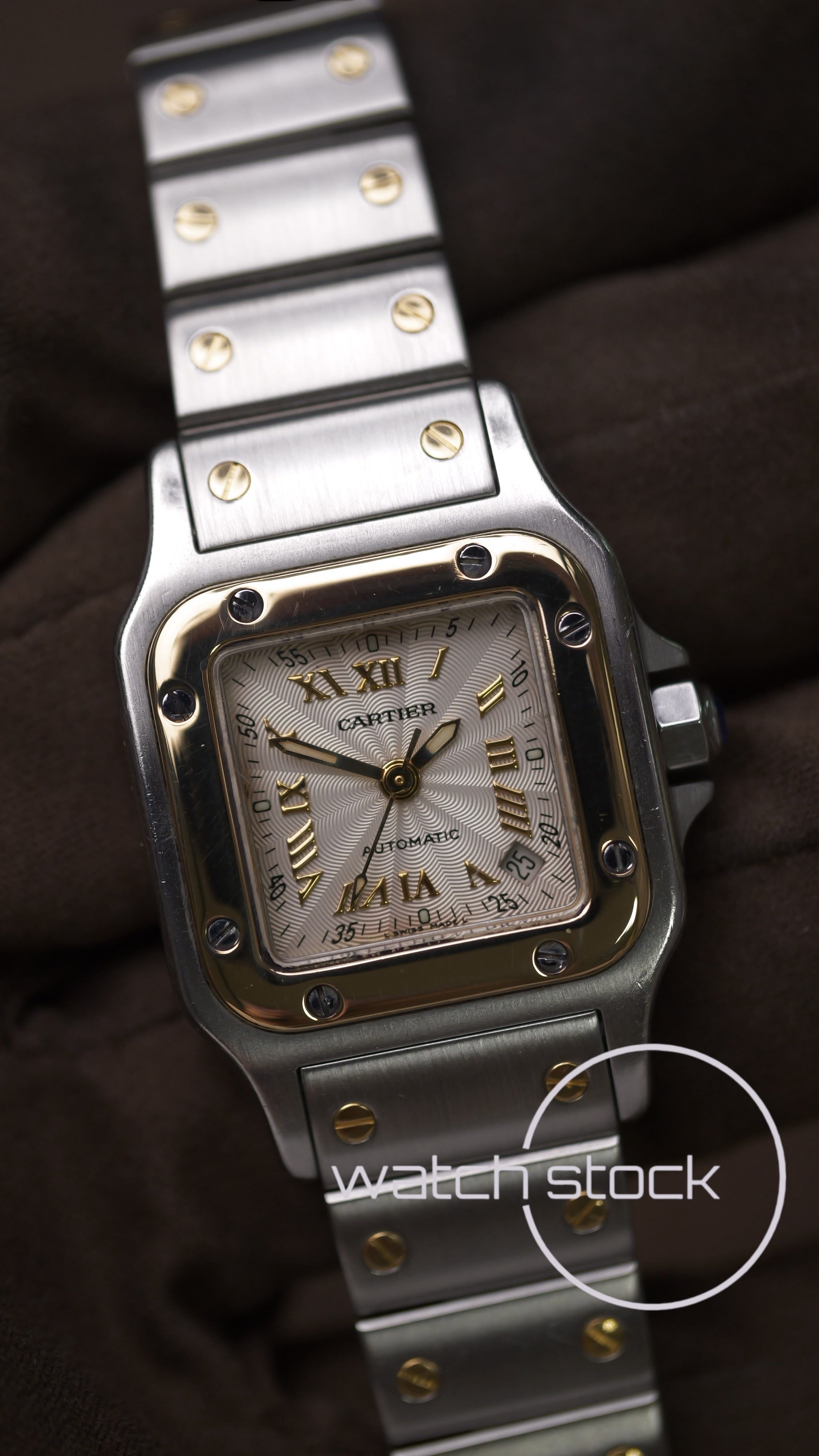 Cartier santos galbee Automatic 24x35mm ref.2423 must de santos