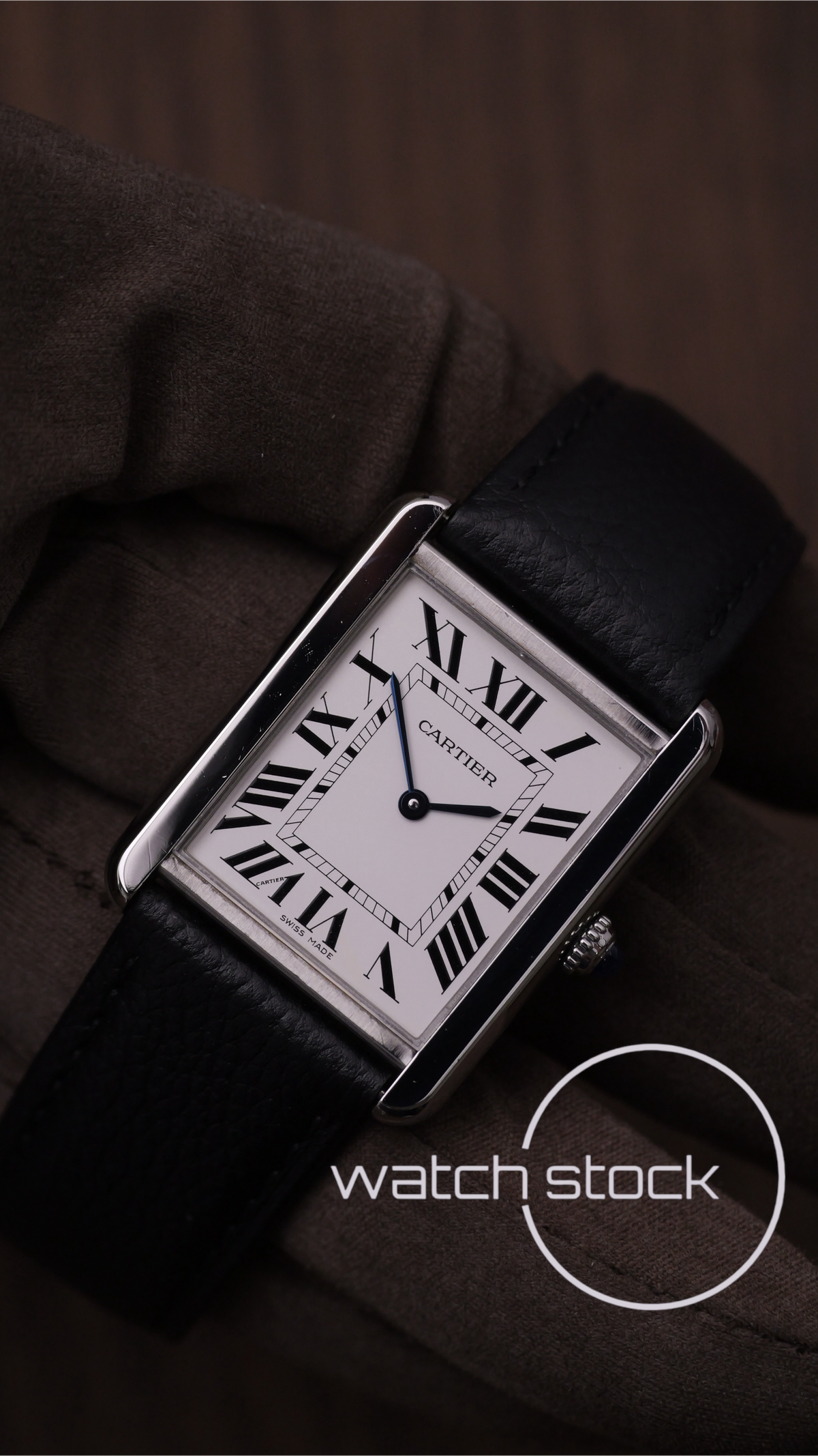 Cartier tank solo L ref.3169 Full set 2011º 27x35mm