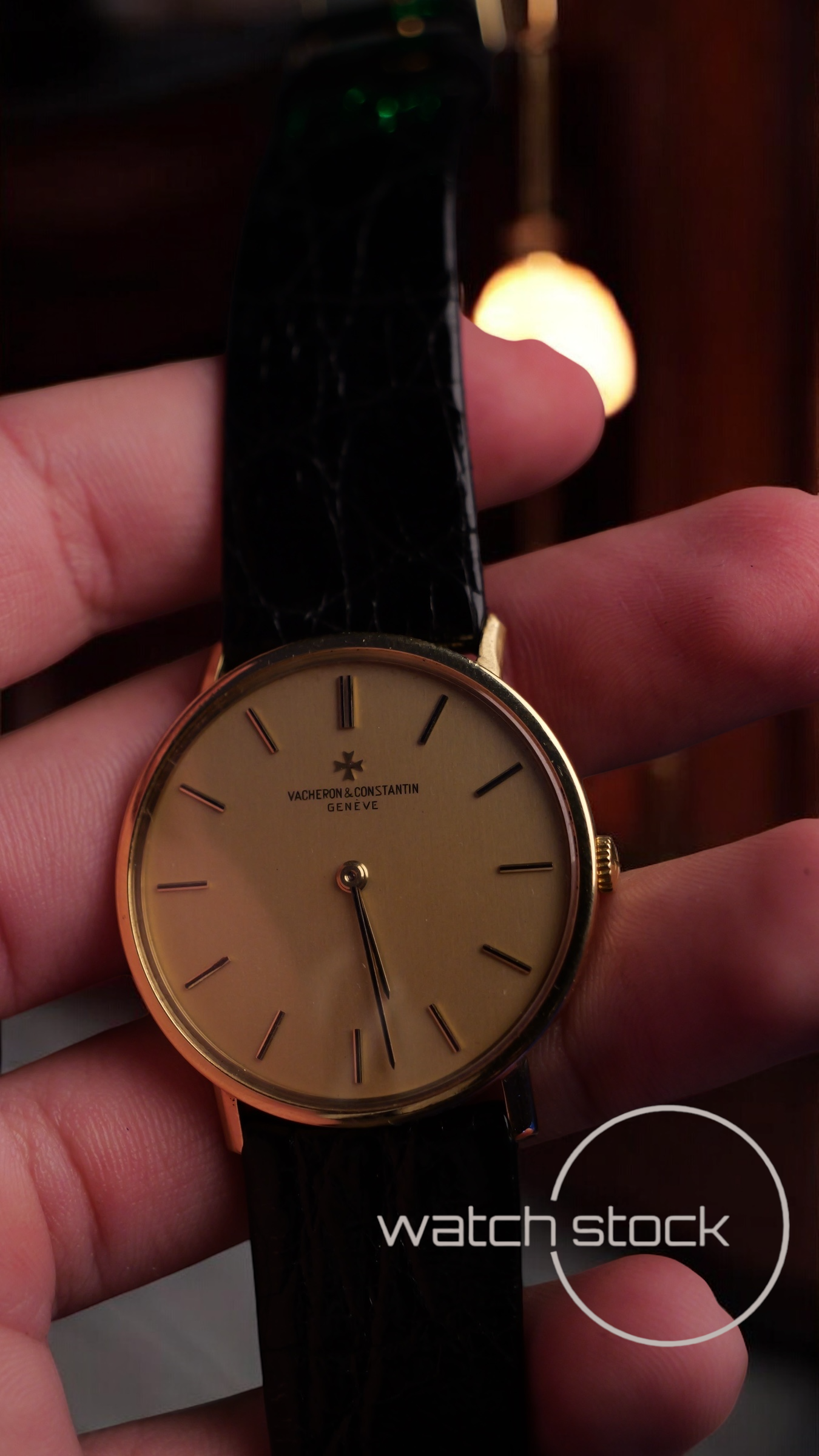 Vacheron costantin patrimony essential 18kt gold dial vintage Dress Watch unisex 34mm carica manuale