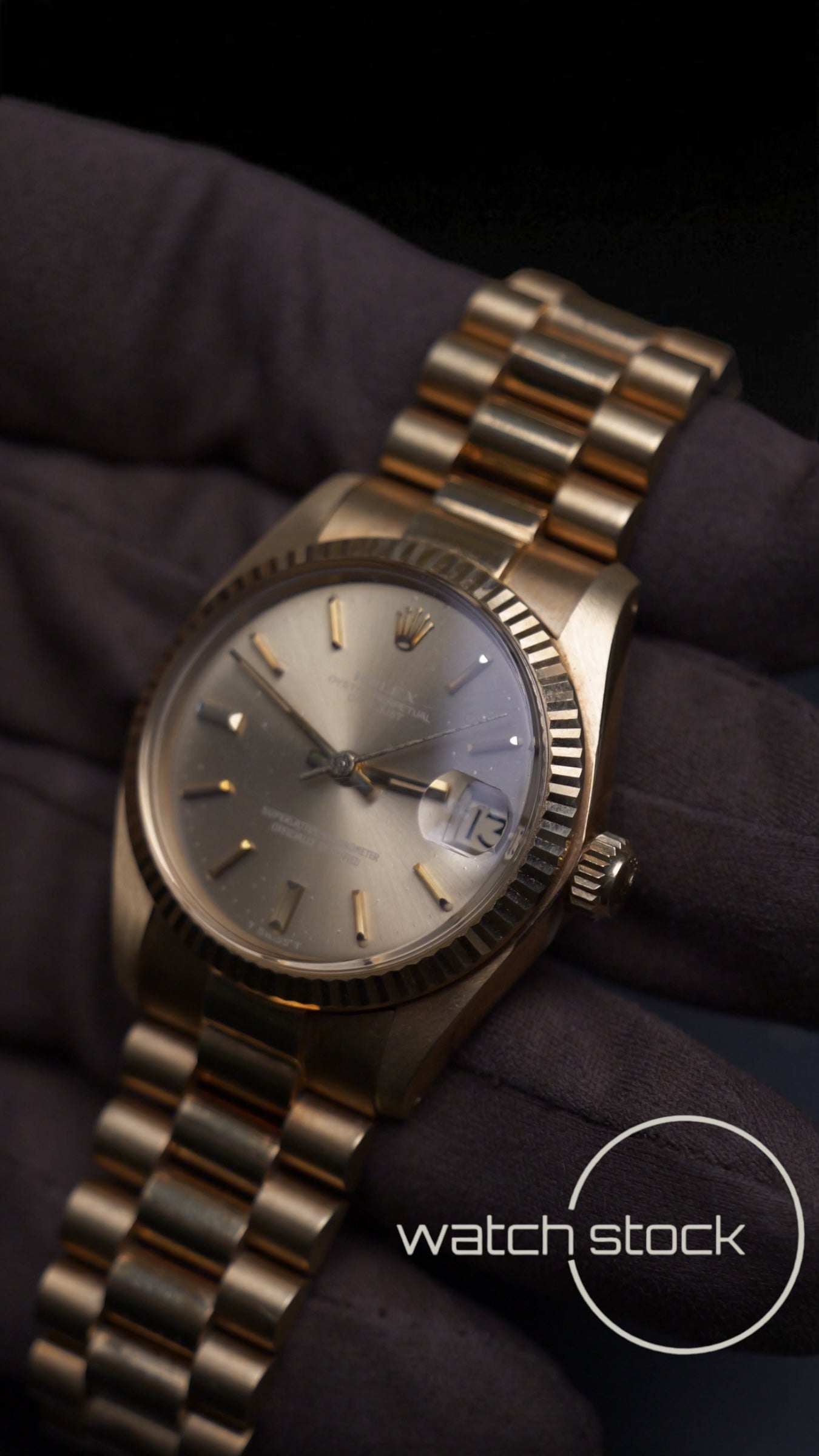 Rolex Datejust 31mm ref.6827 full gold FULL SET