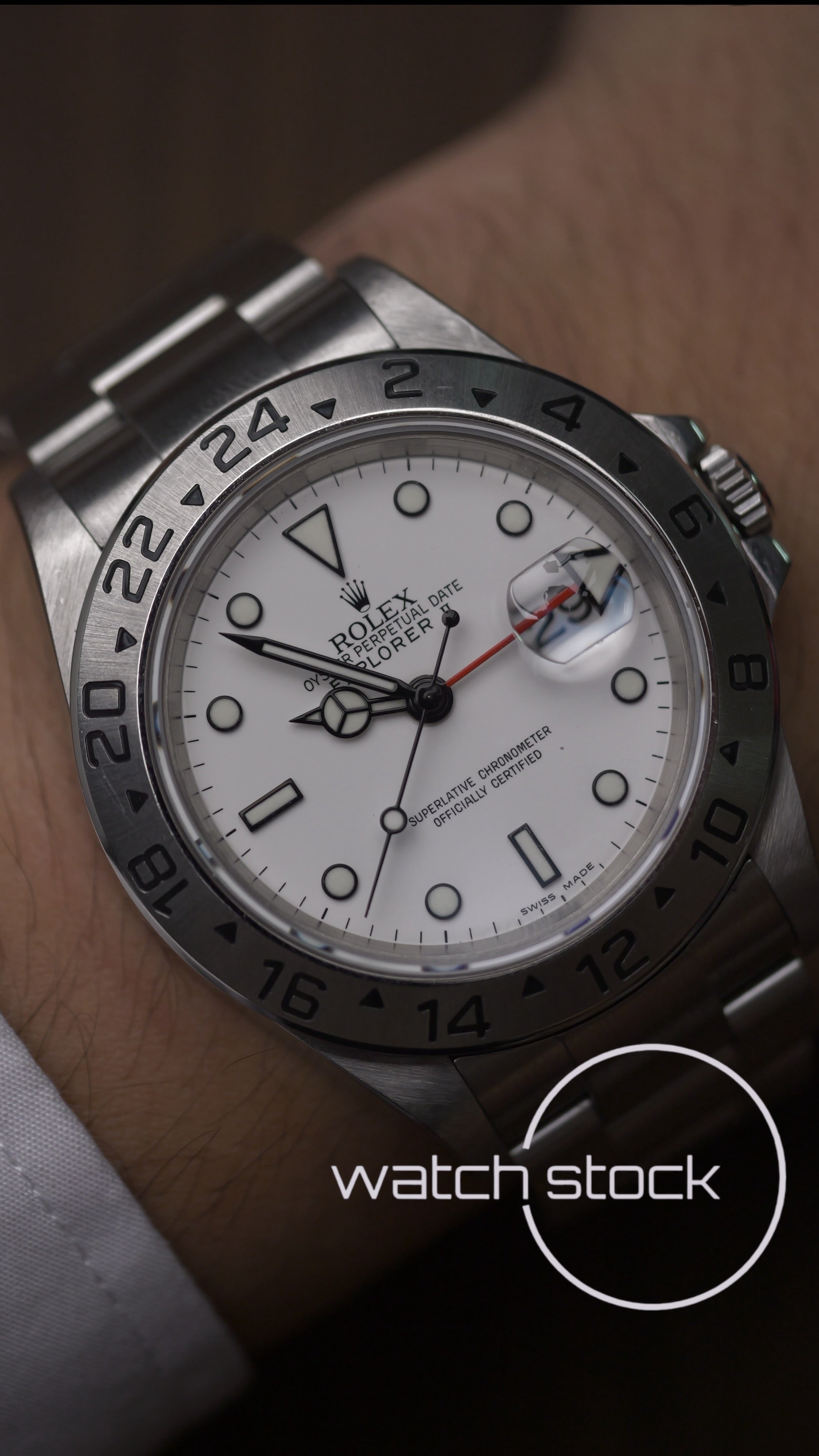 Rolex Explorer II FULL SET 16570 white dial 2007