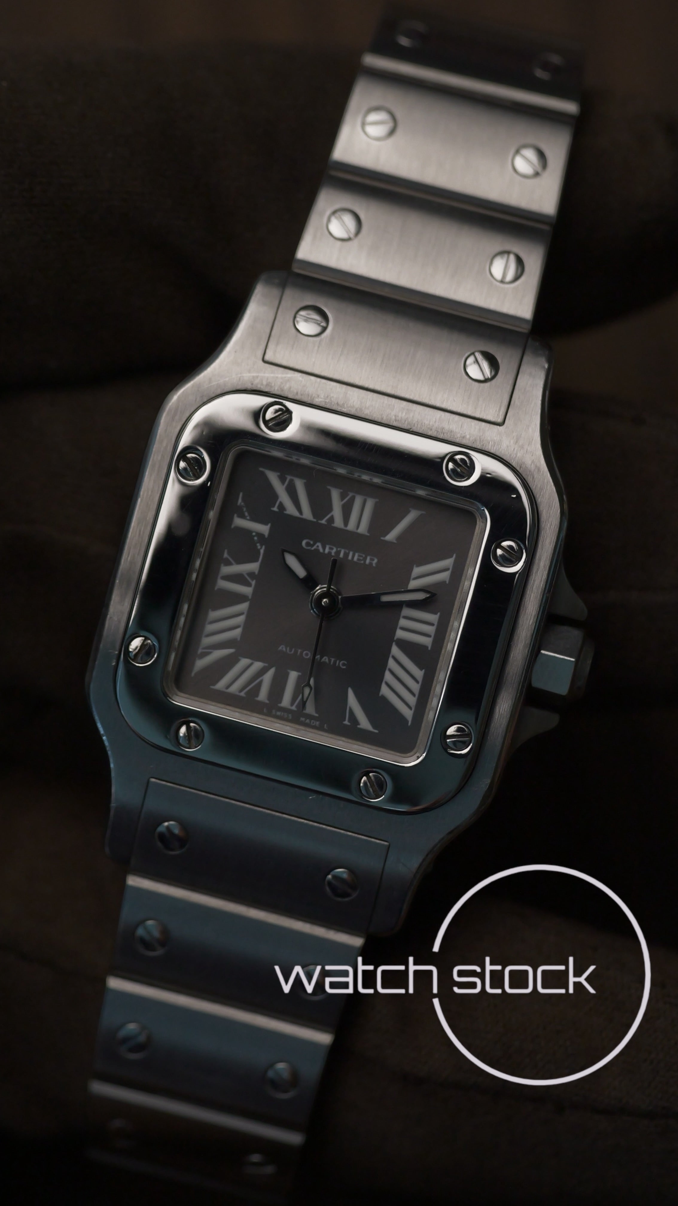 Cartier santos galbee Automatic 24x35mm ref.2423 must de santos