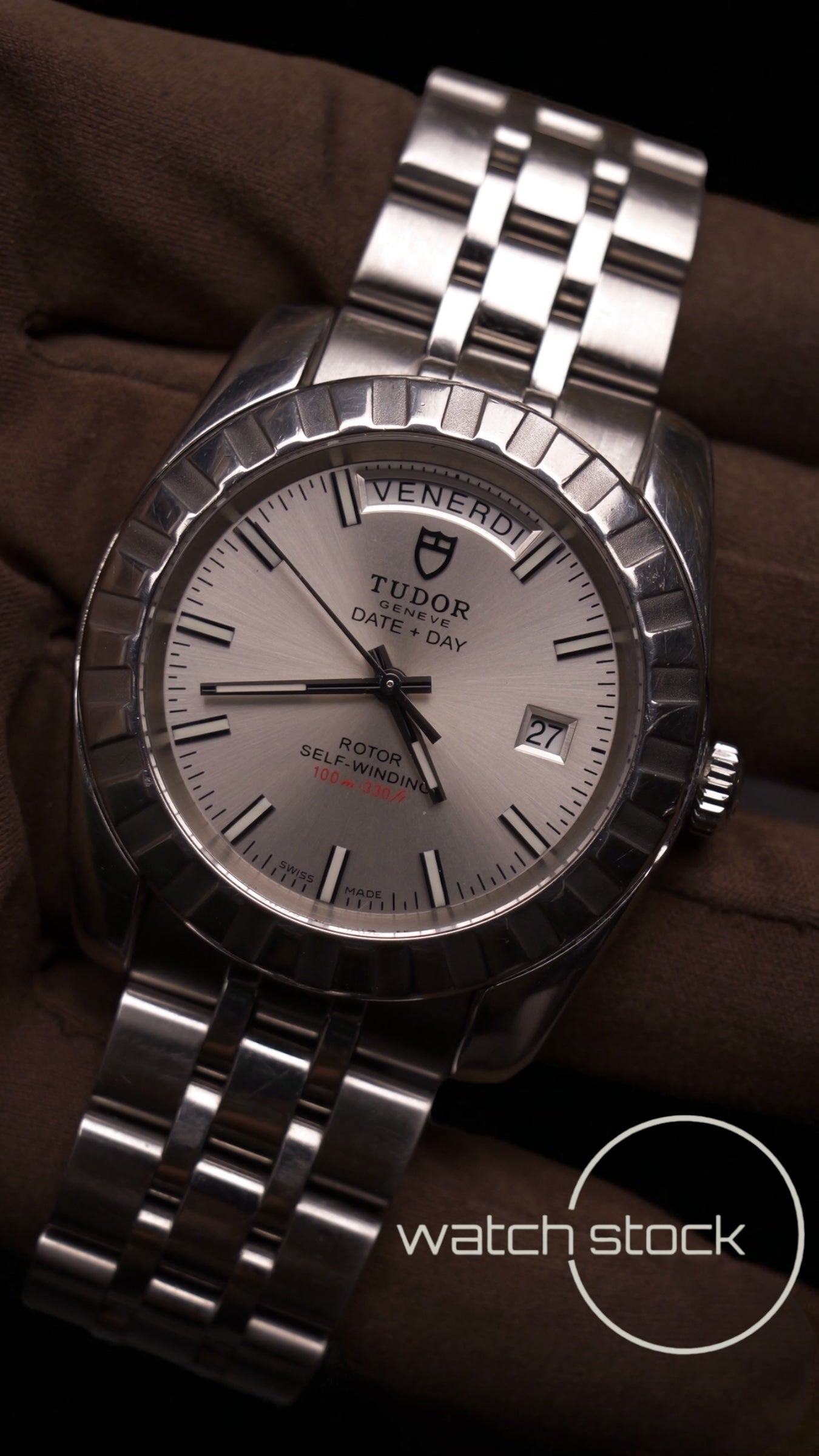 Tudor date+day automatic 39 mm ref 23010 anno 2009