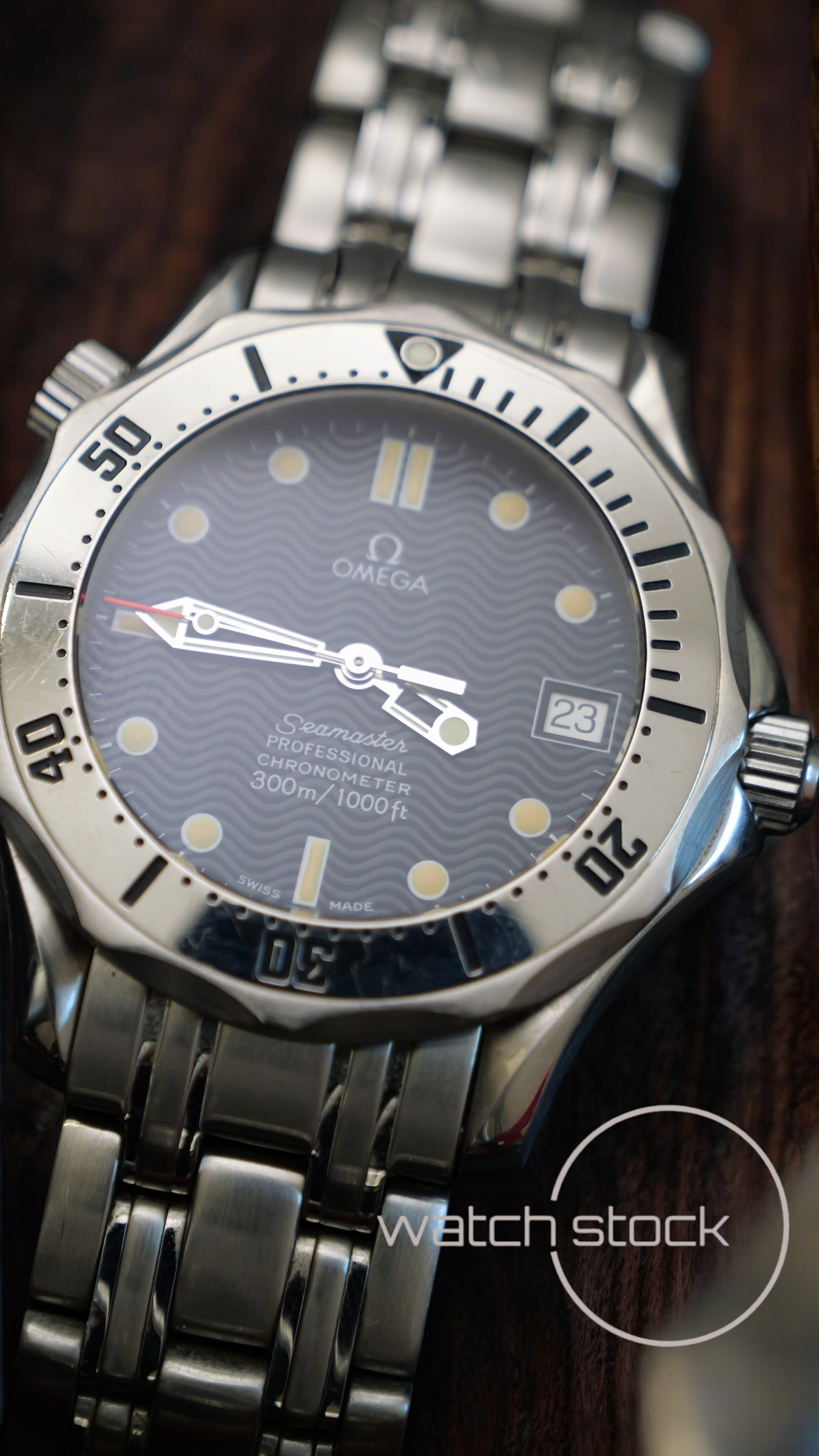Omega seamaster 300m automatic (36mm) blue dial ref. 168.1502