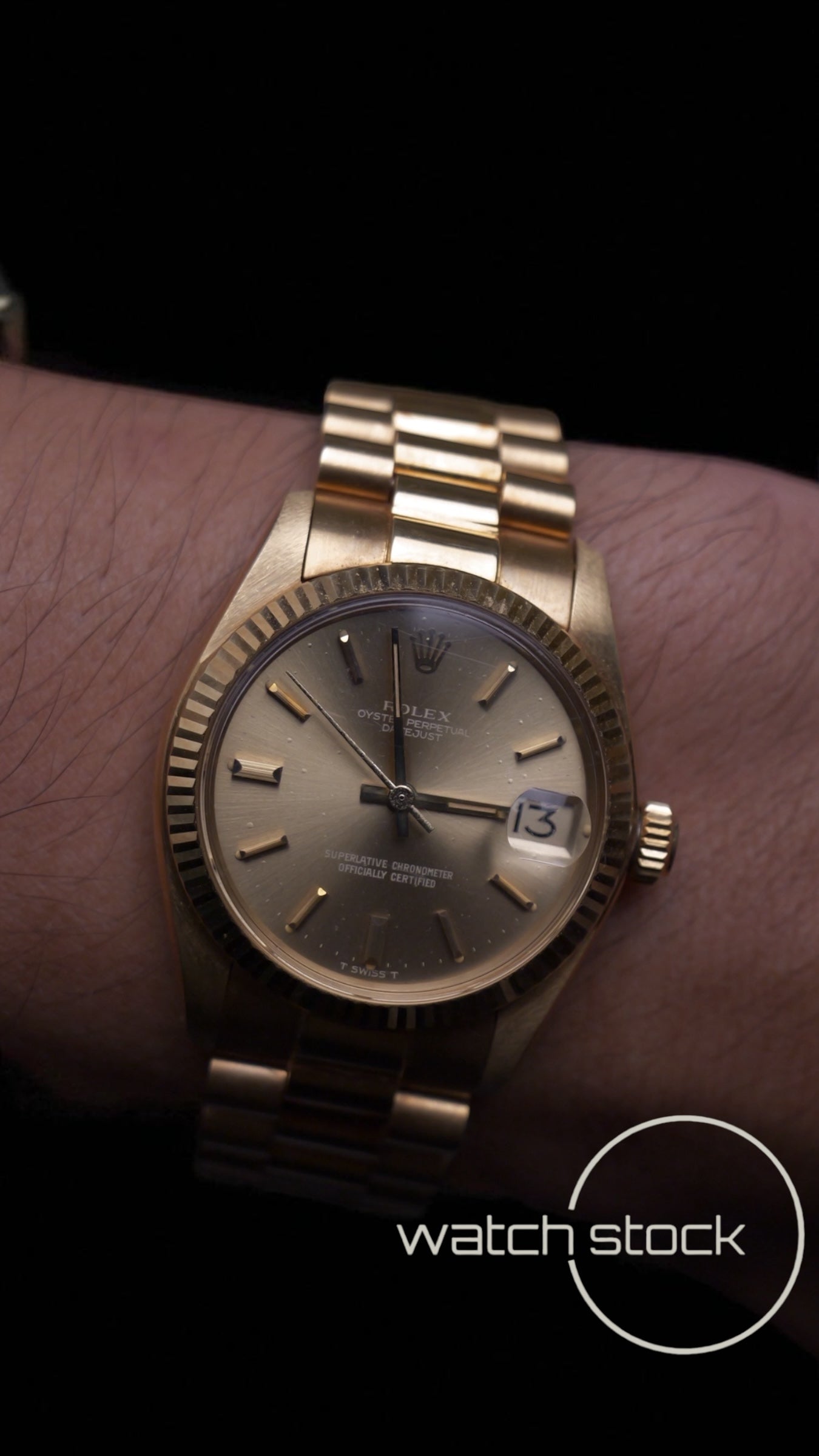 Rolex Datejust 31mm ref.6827 full gold FULL SET