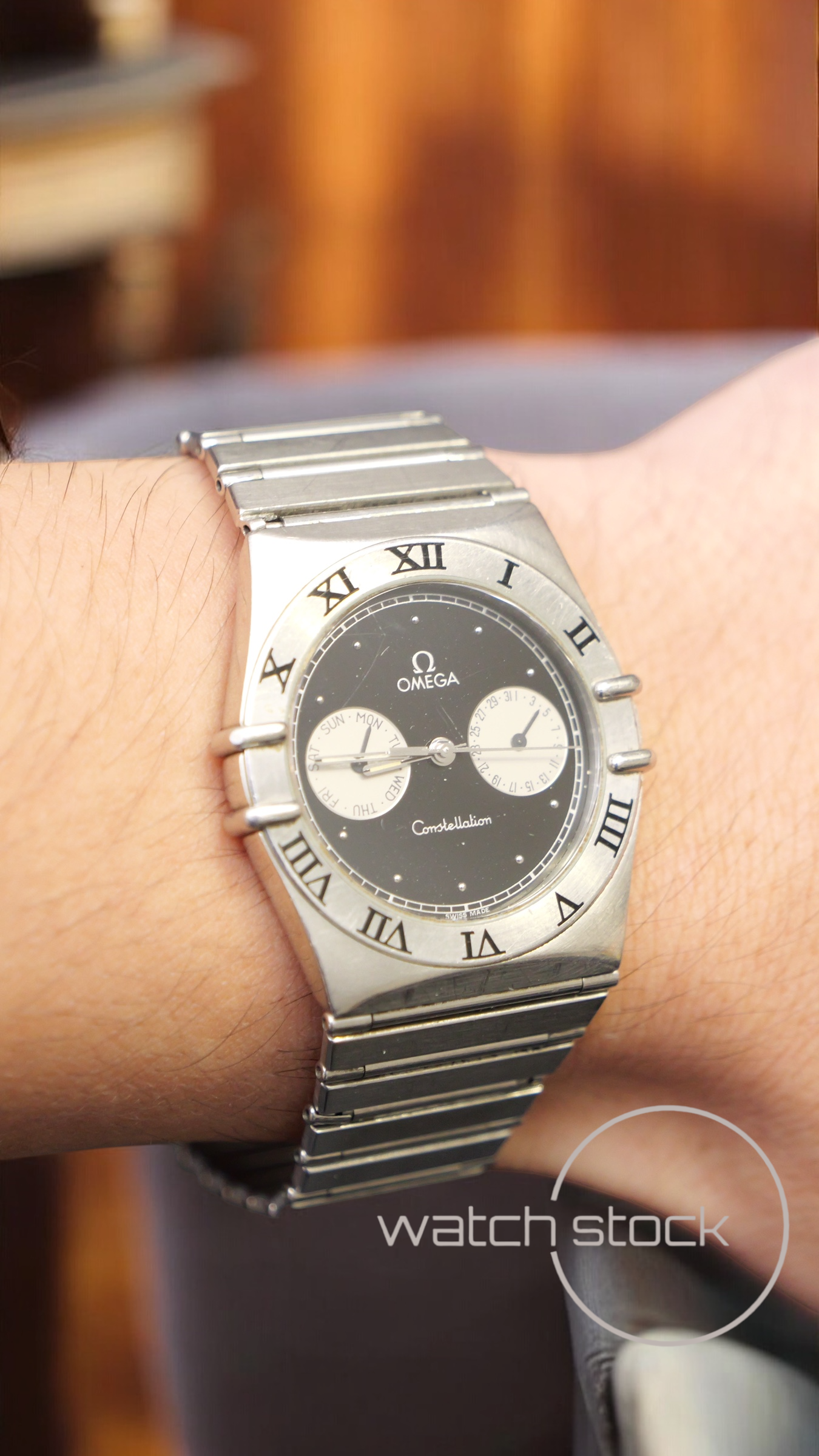 Omega costellation daydate quarz (34mm) black dial vintage