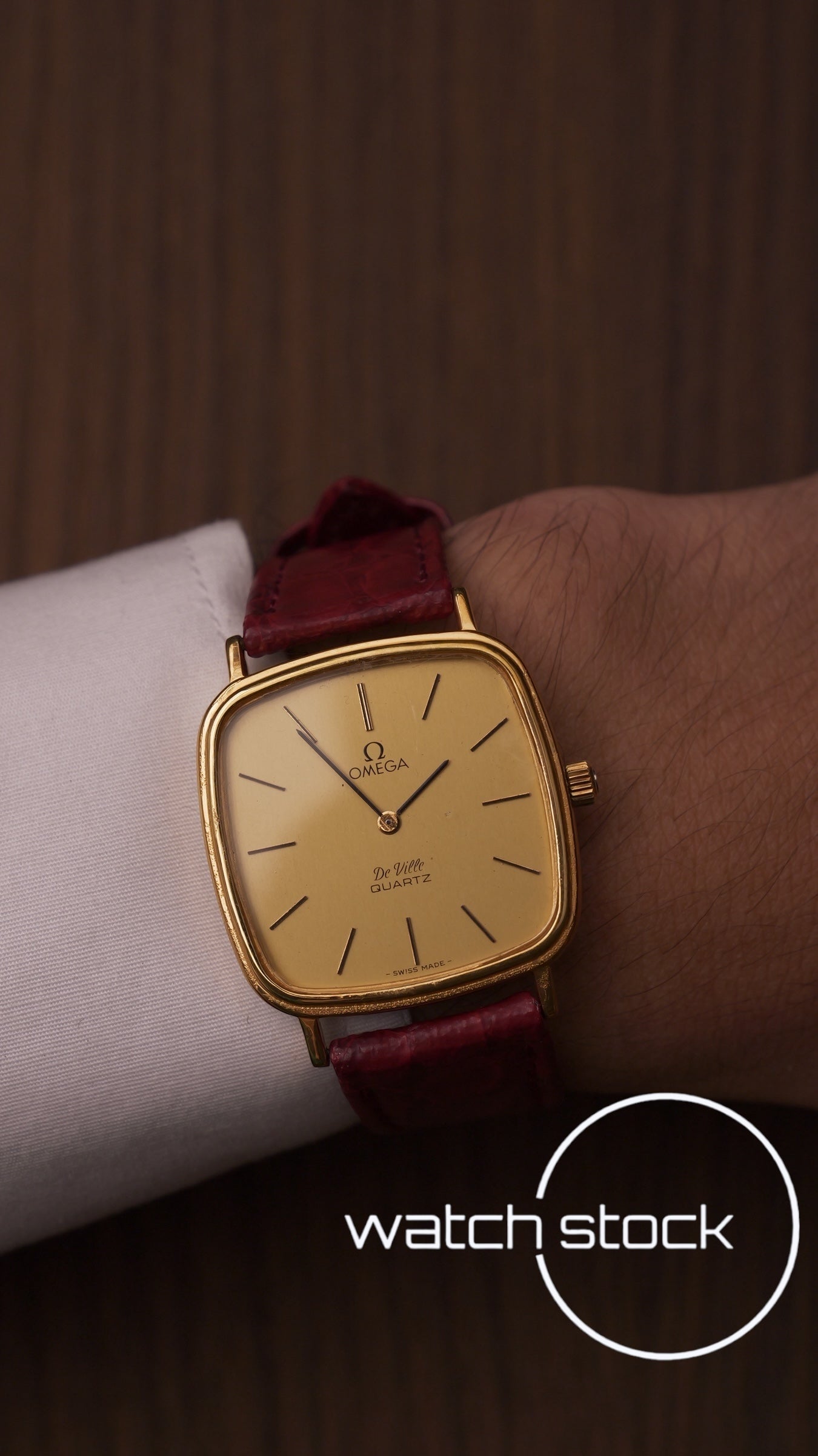 Omega De ville vintage 34mm placcato oro