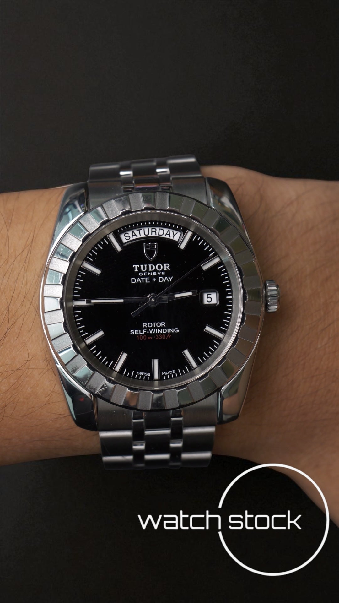 Tudor date+day automatic 39 mm ref 23010 anno 2007