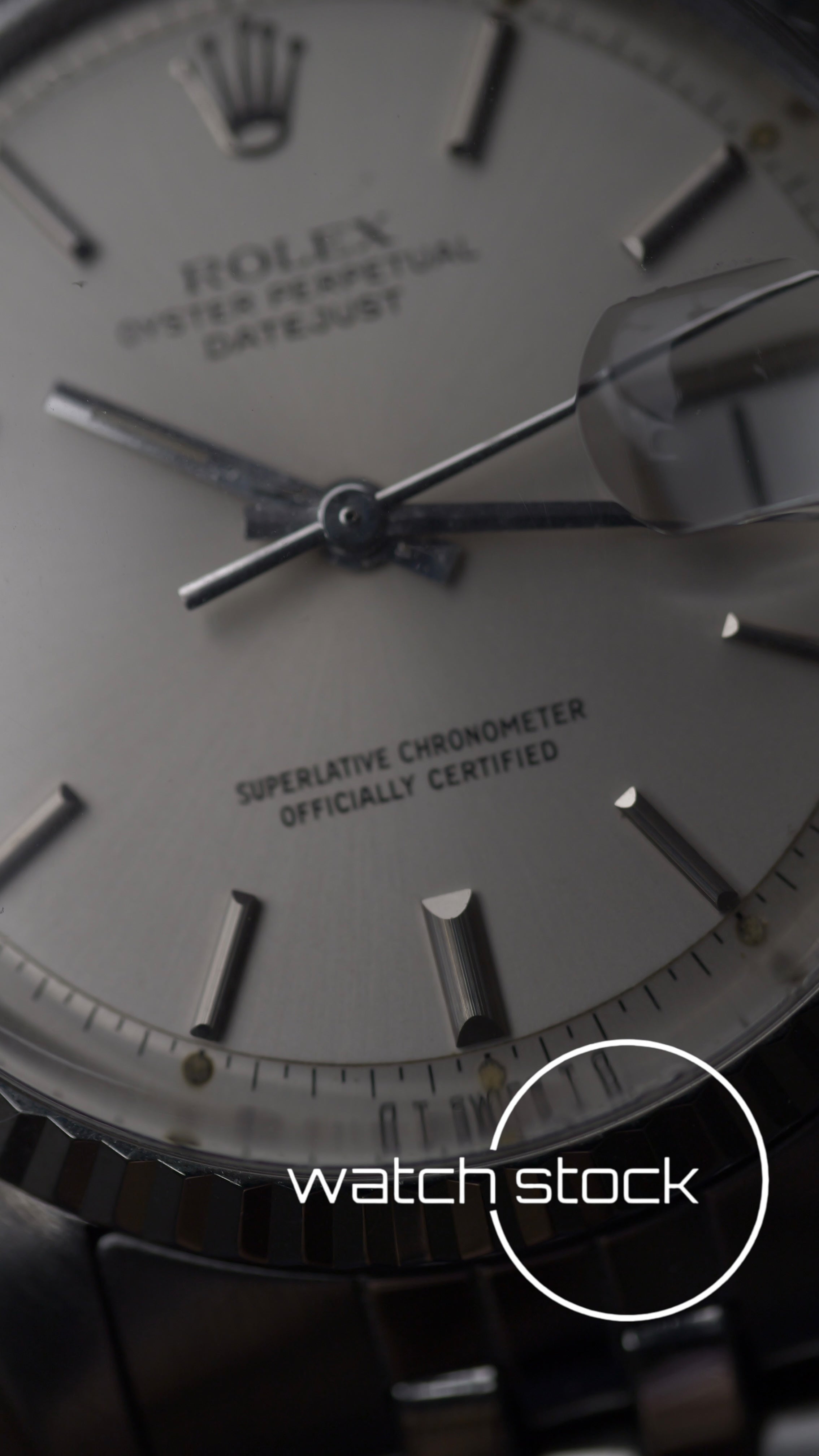 Rolex datejust 36mm ref. 1601 argente dial