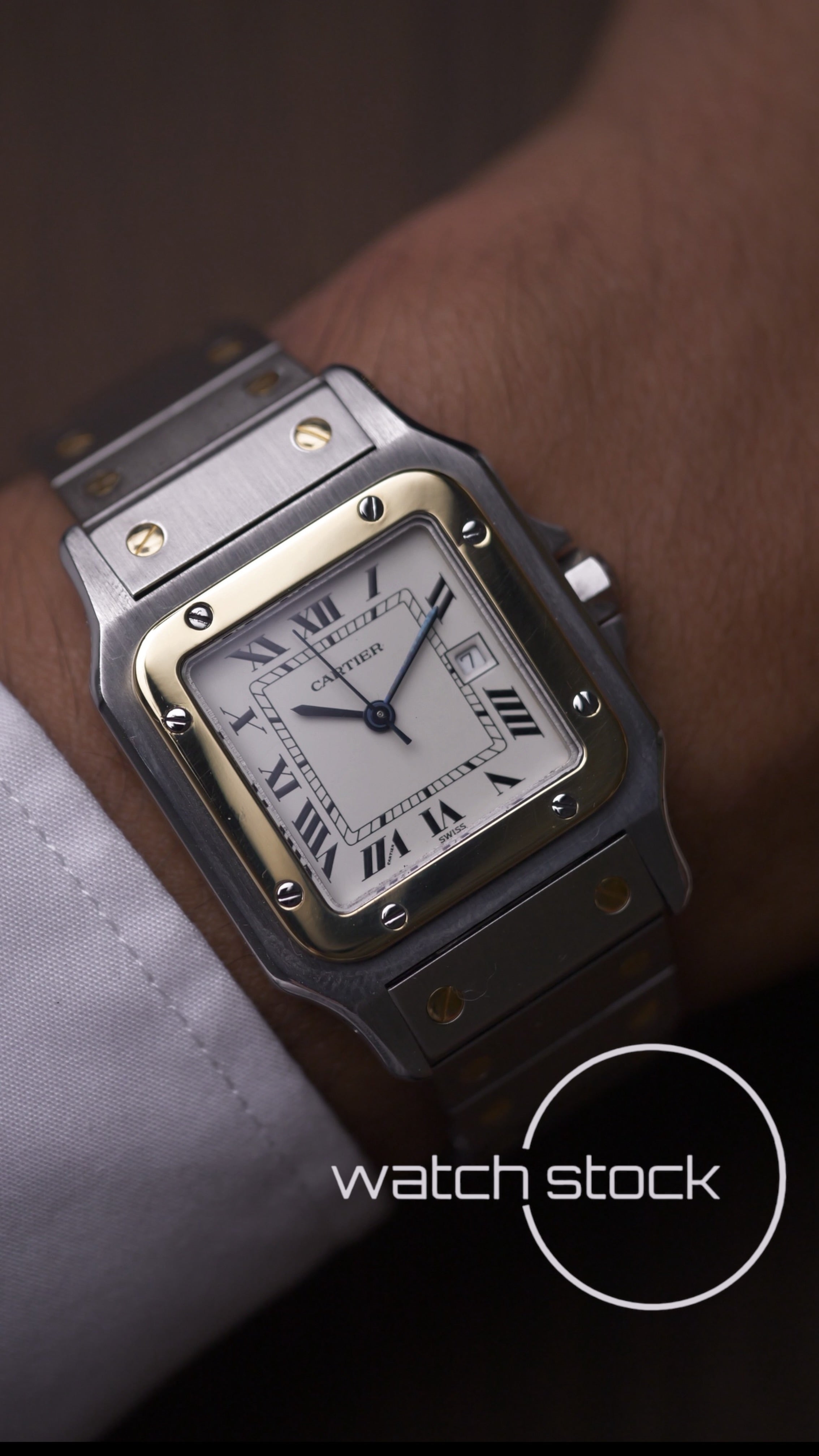 Cartier santos carré ref.2961 Automatic vintage 29x41mm