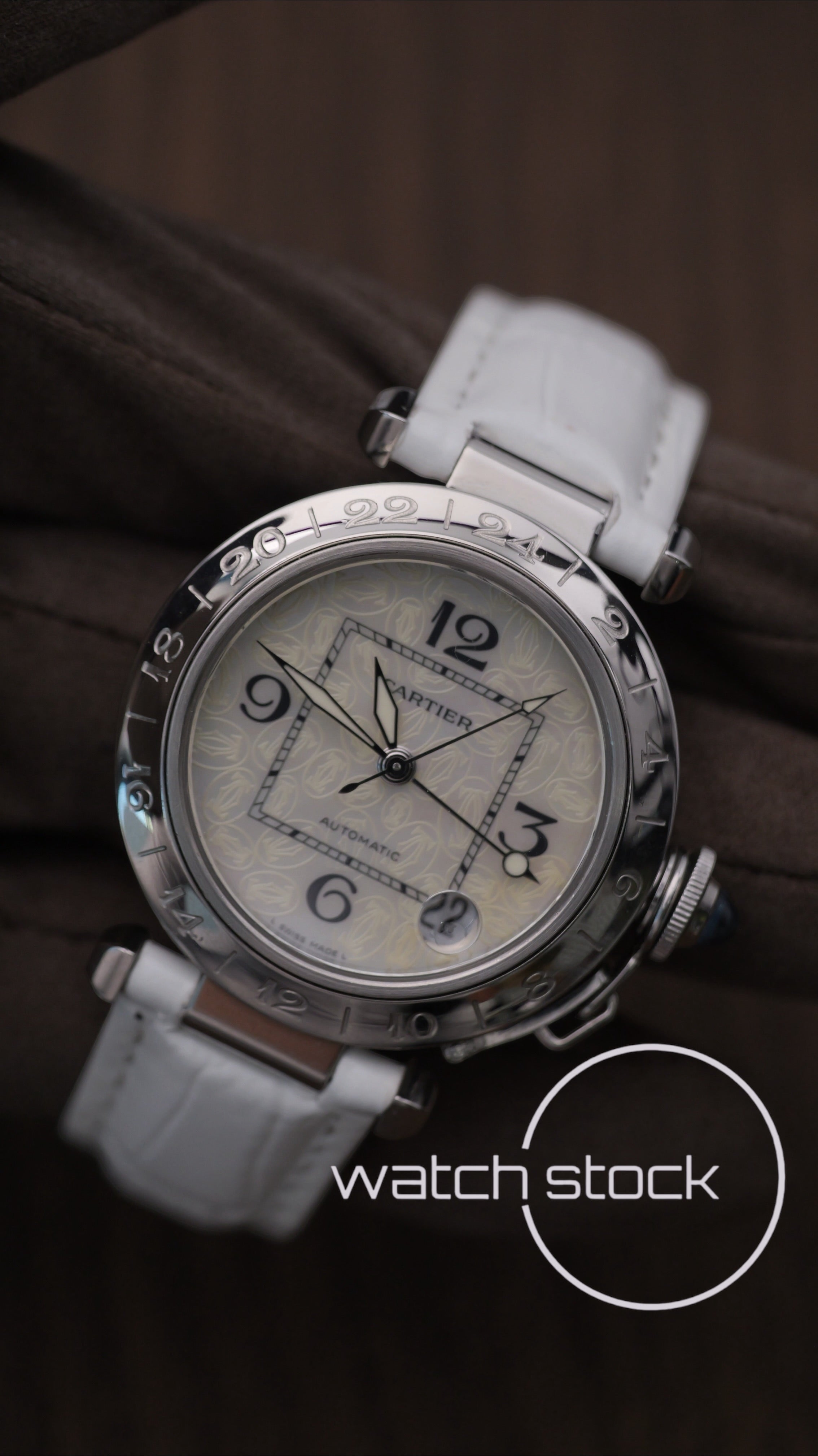 Cartier Pasha ref. 2377 MOP Dial Edizione Speciale Natale 2004