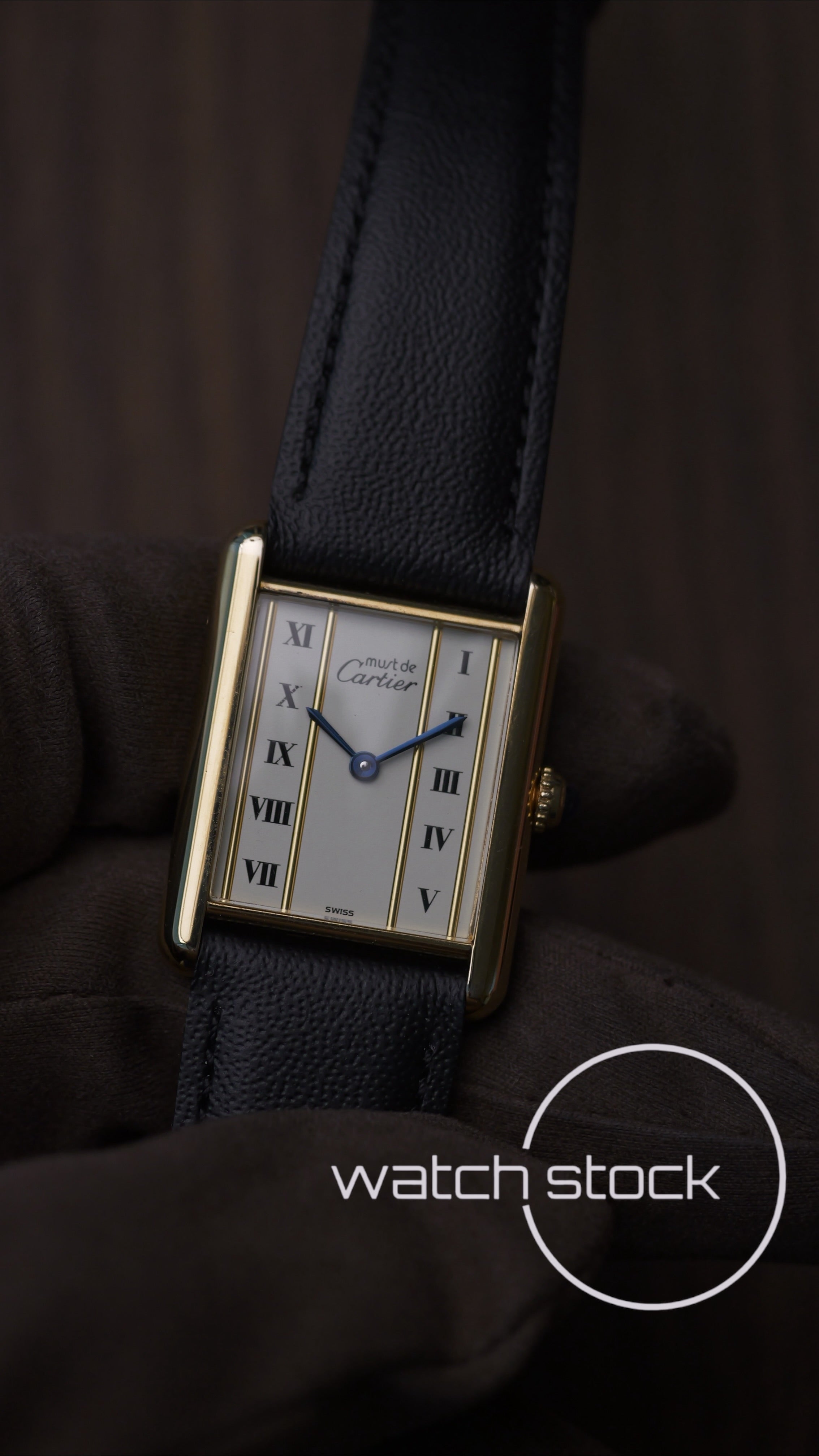 Cartier Tank TG6 quadrante roman number 1980
