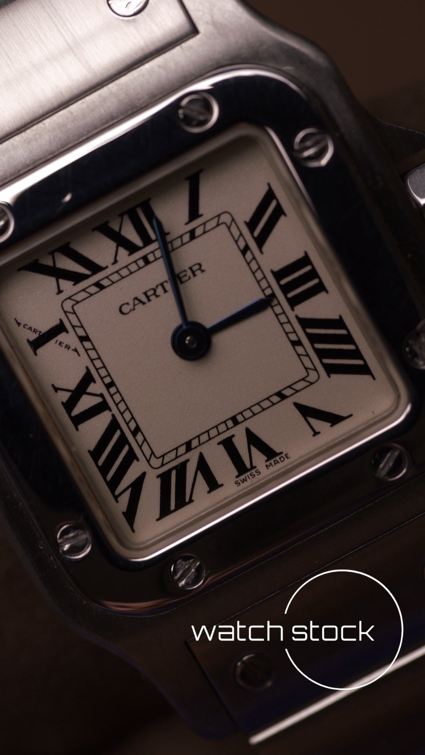 Cartier santos galbee quartz 24x35mm ref.1565