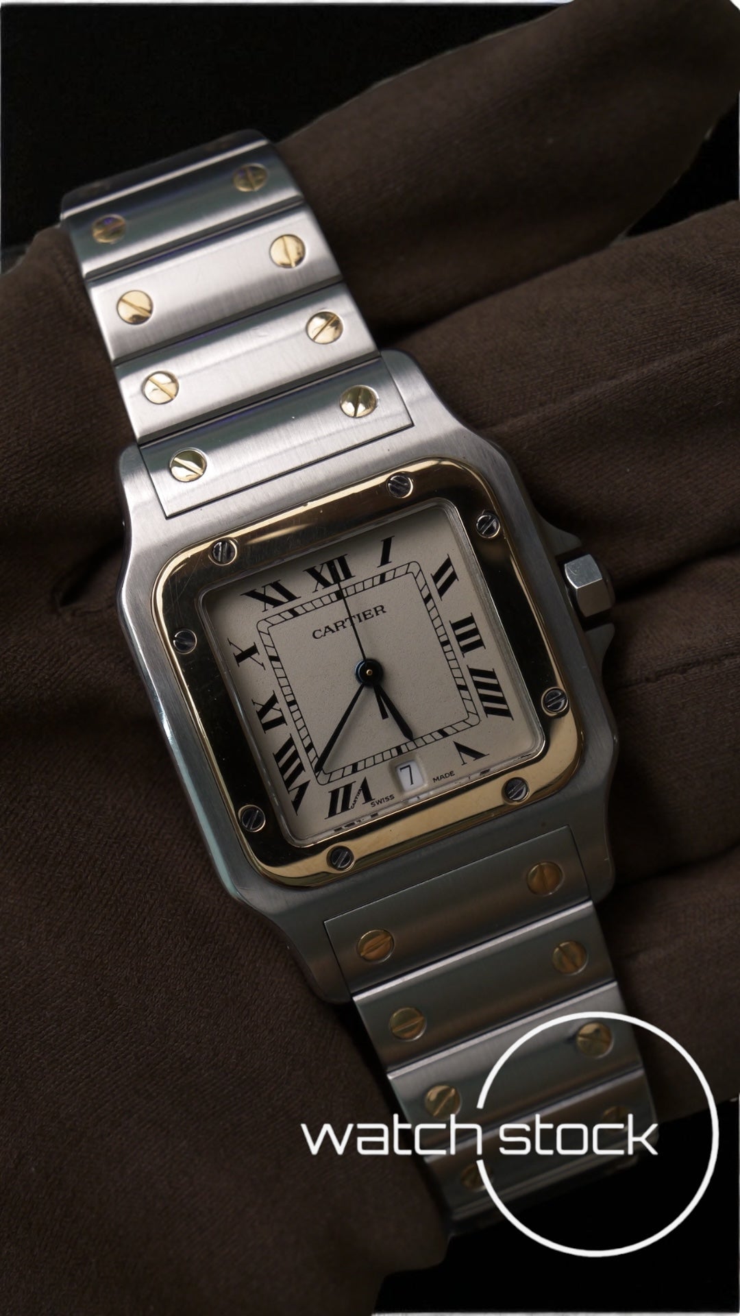 Cartier Santos Galbée 41x29 ref187901 anno 1990