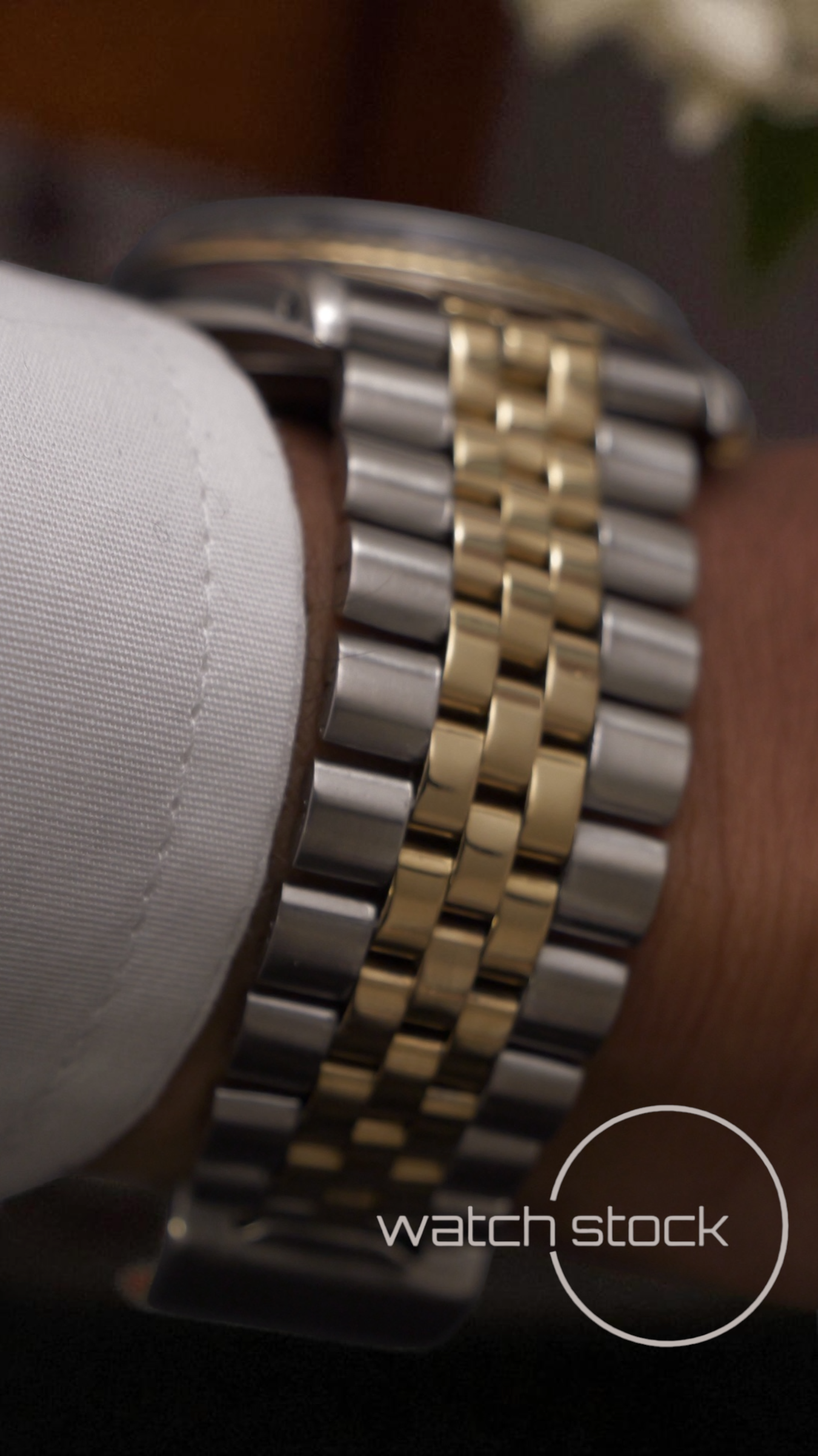 Rolex datejust linen dial 36mm ref. 1601 steel / gold bitonale