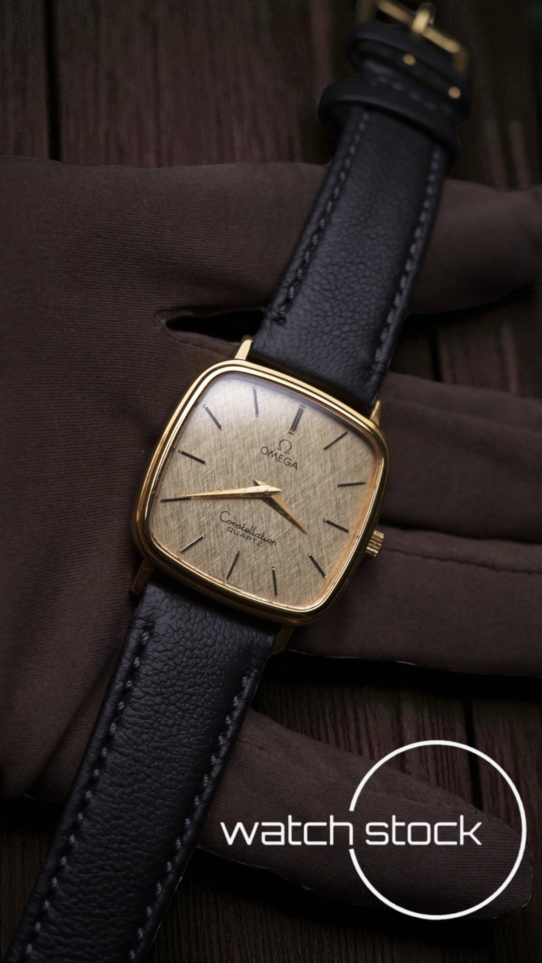 Omega Constellation linen dial placcato oro ref: 191.0045 anno 1977