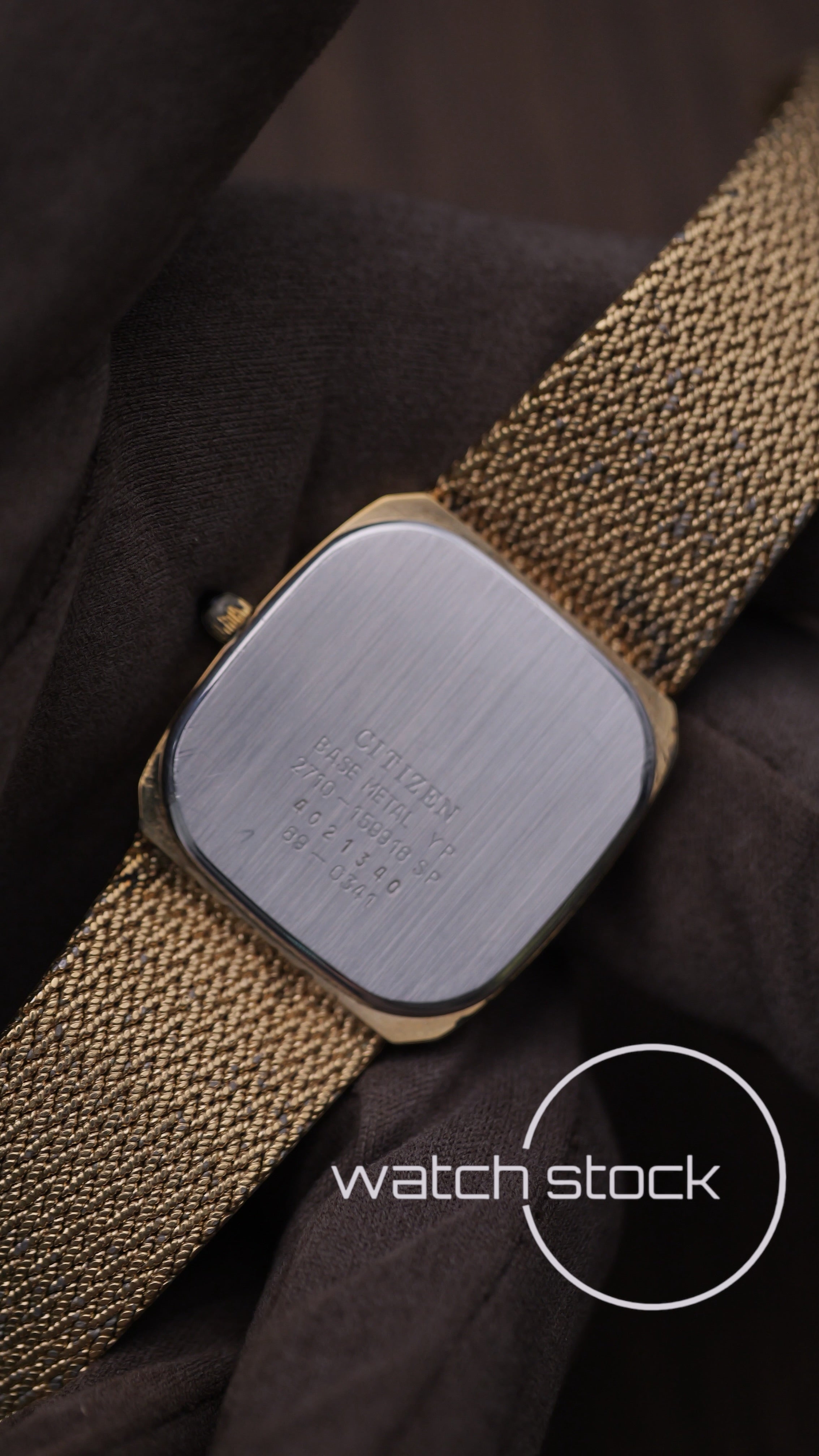 Citizen Noblia vintage placcato oro Quartz